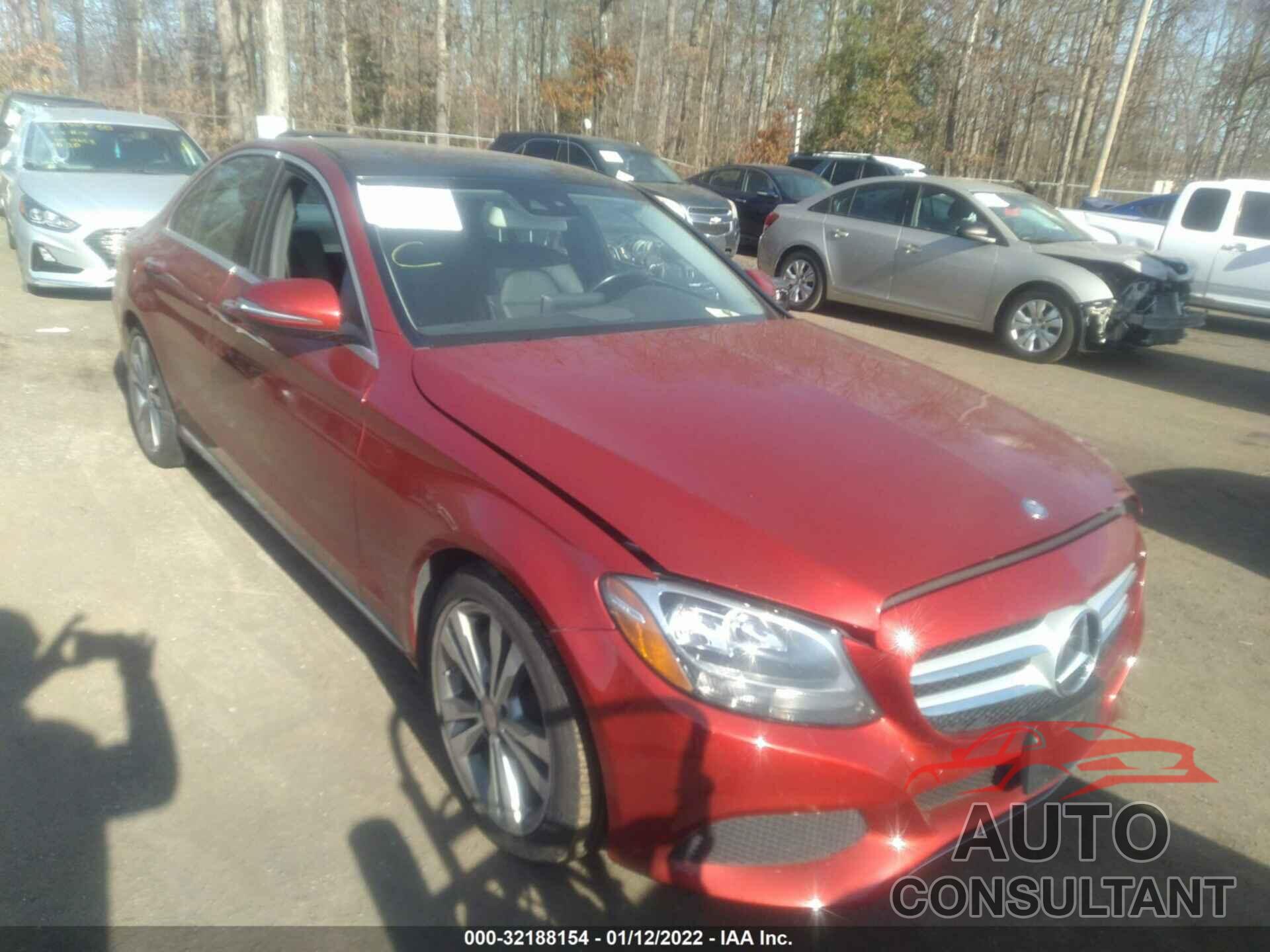 MERCEDES-BENZ C-CLASS 2016 - 55SWF4JB4GU114688