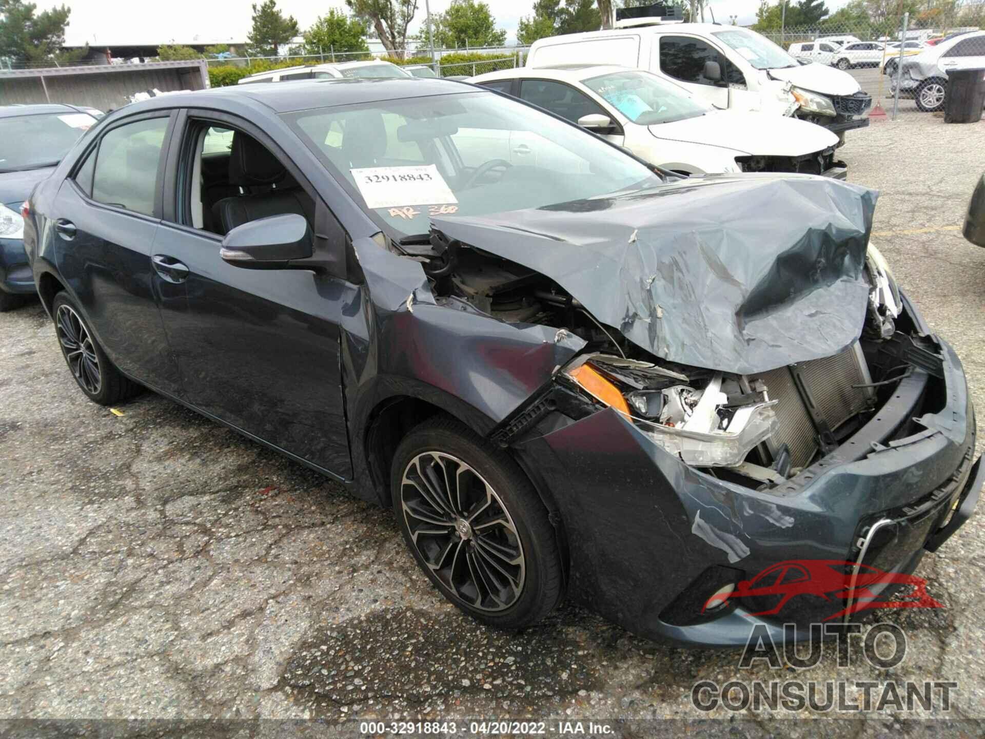 TOYOTA COROLLA 2016 - 5YFBURHE3GP548141