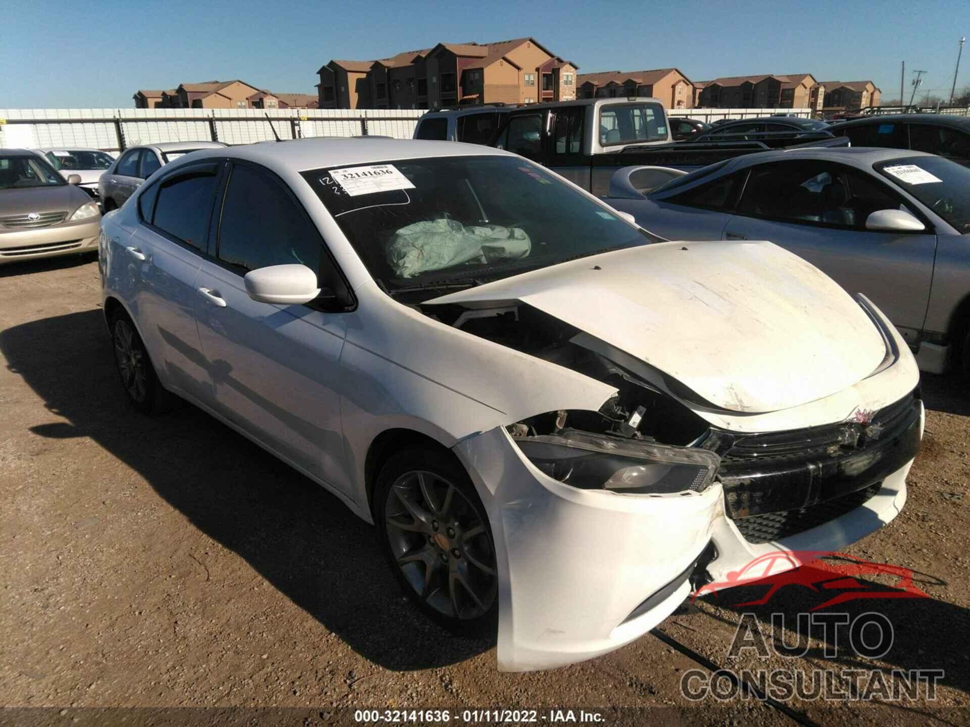 DODGE DART 2016 - 1C3CDFAA0GD755684