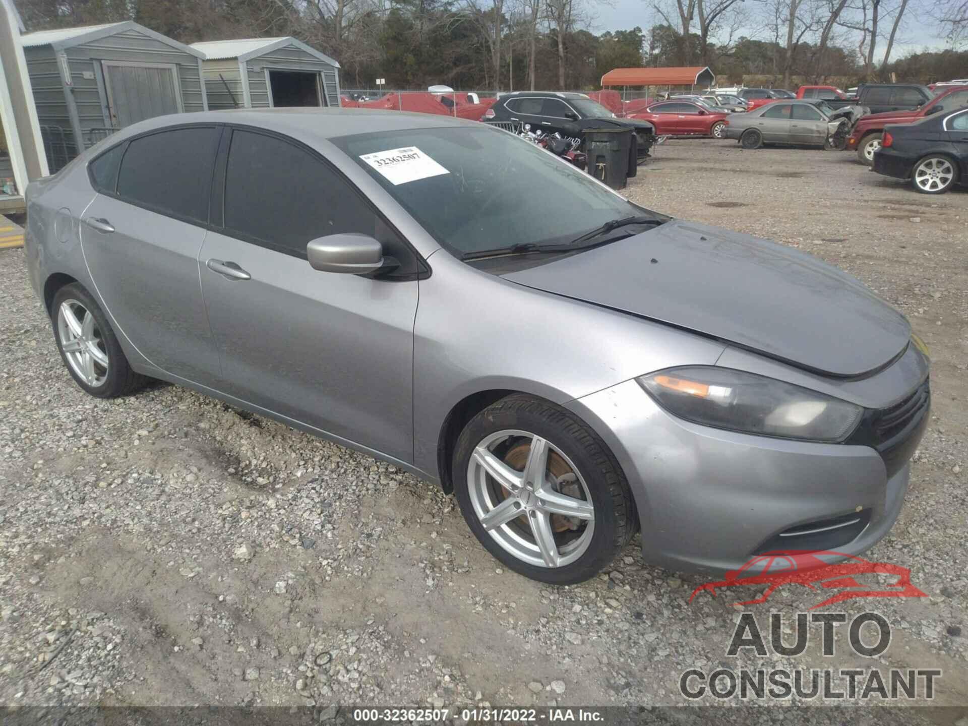 DODGE DART 2016 - 1C3CDFAA9GD728435