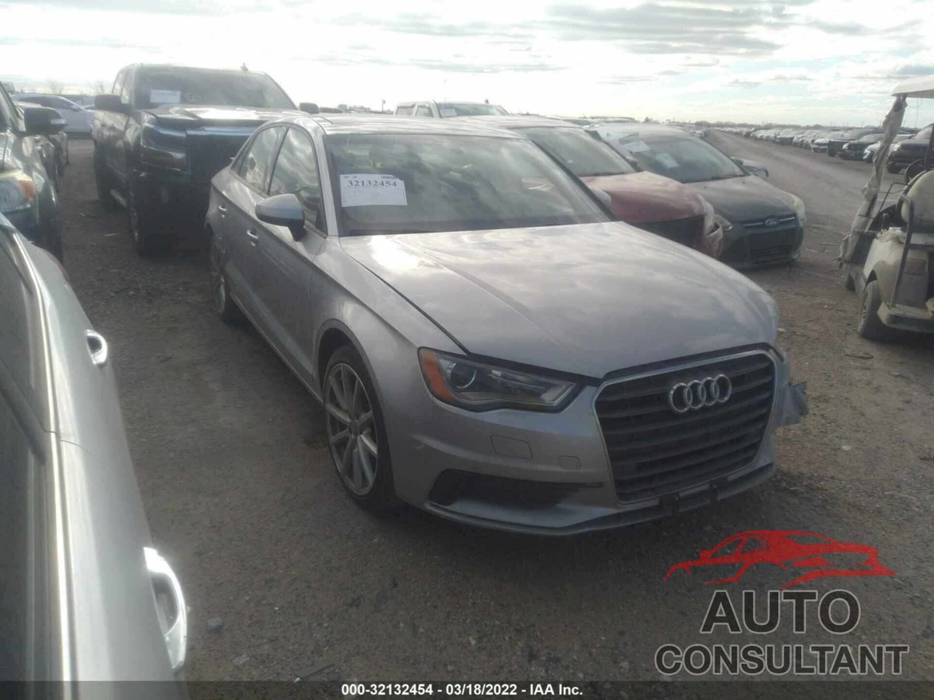 AUDI A3 2016 - WAUA7GFF0G1036552