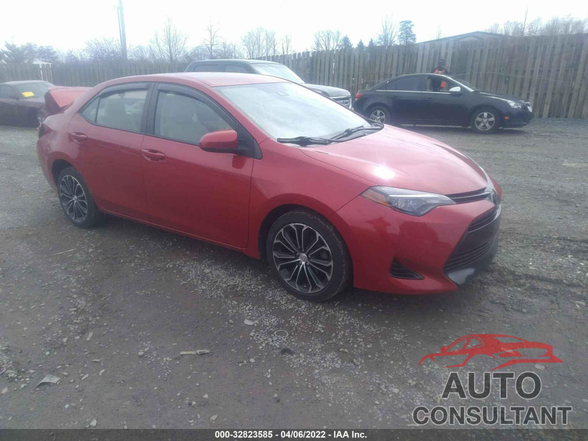 TOYOTA COROLLA 2017 - 2T1BURHEXHC930099