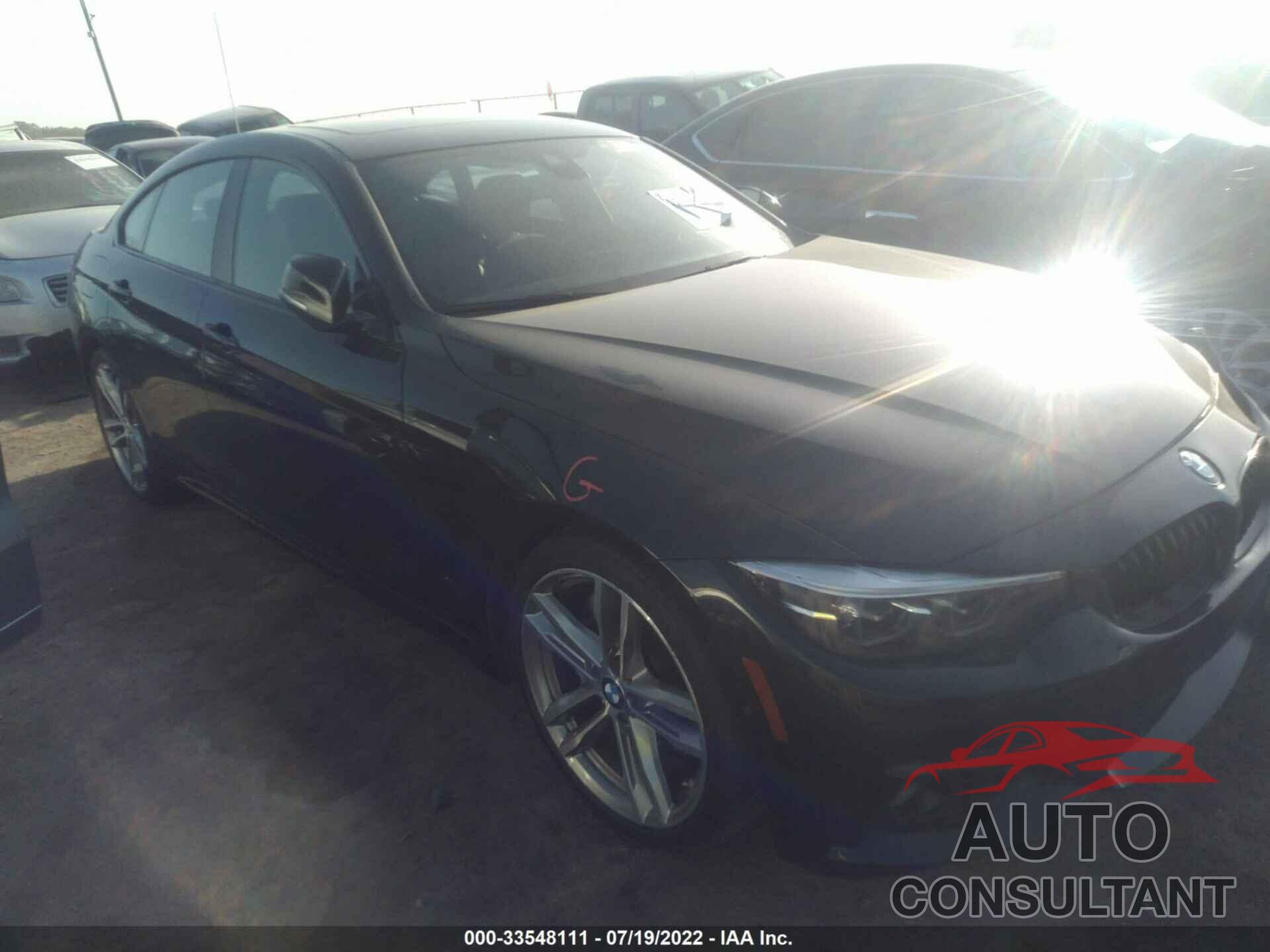 BMW 4 SERIES 2018 - WBA4J5C52JBF07541