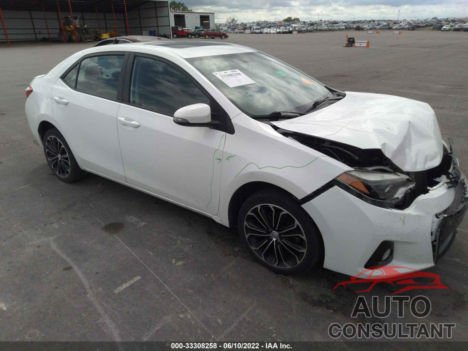 TOYOTA COROLLA 2016 - 5YFBURHE6GP537120