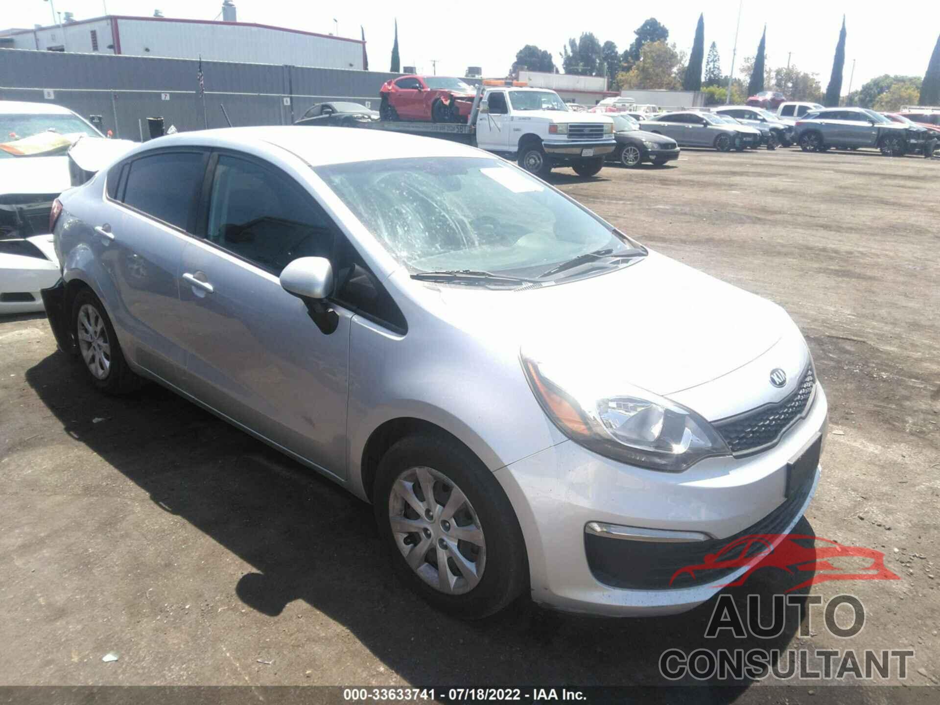 KIA RIO 2017 - KNADM4A34H6119083