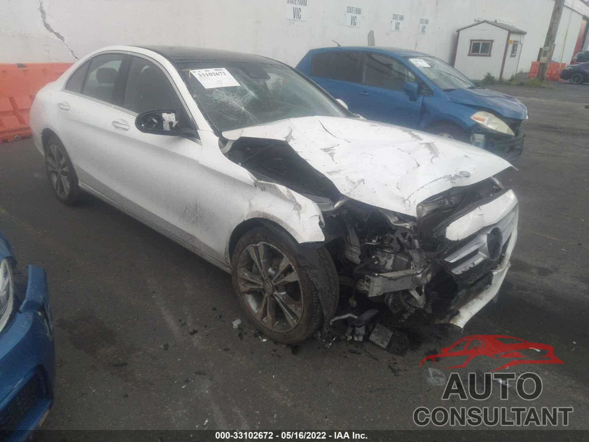 MERCEDES-BENZ C-CLASS 2016 - 55SWF4KB9GU157941