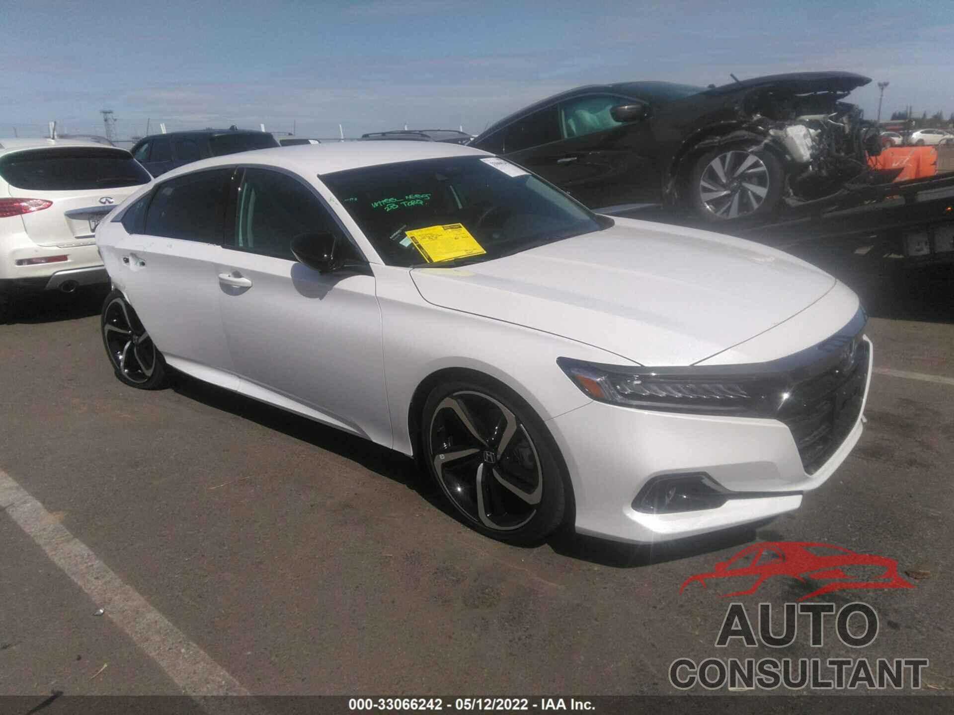 HONDA ACCORD SEDAN 2022 - 1HGCV1F4XNA027014