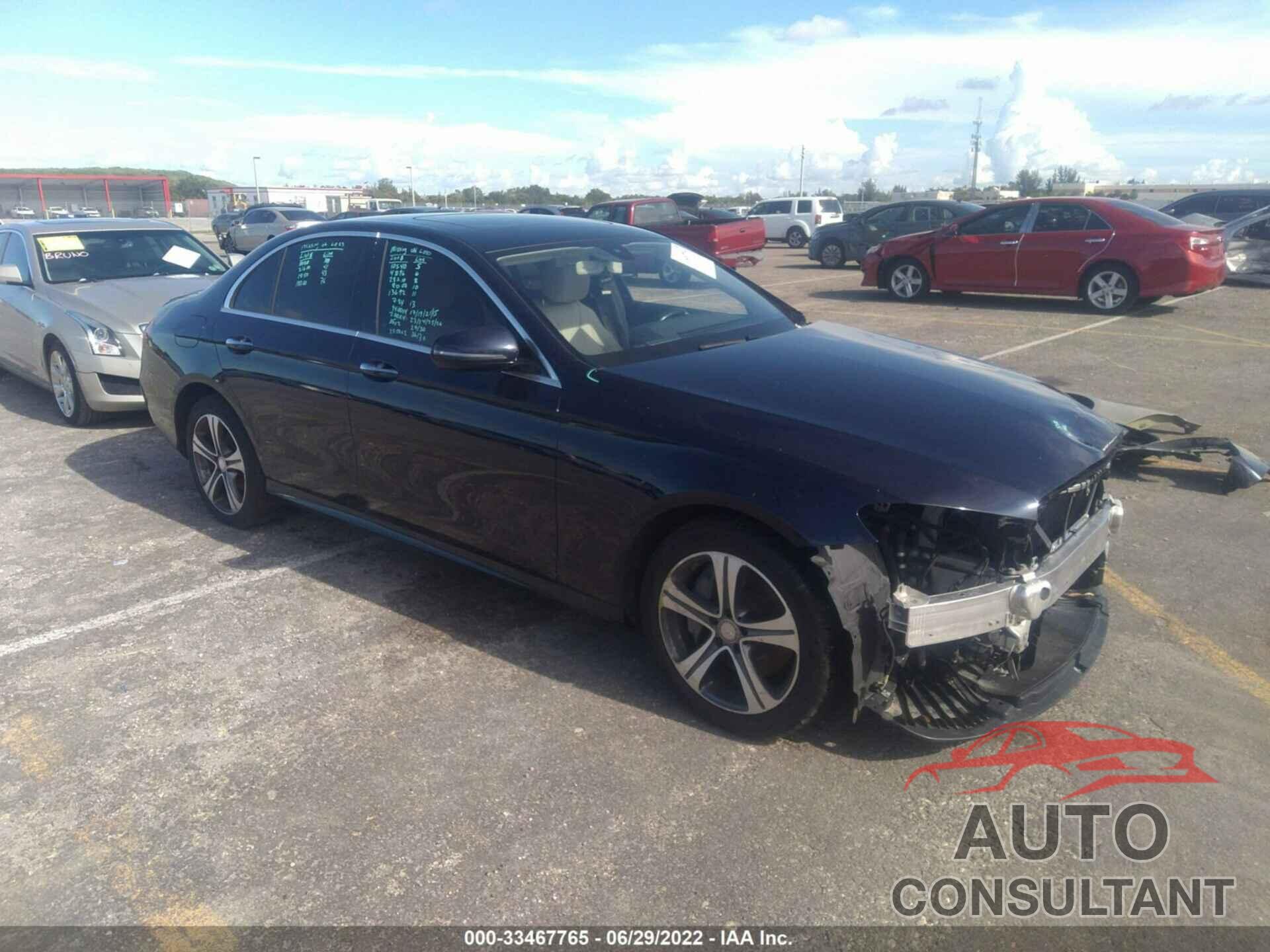 MERCEDES-BENZ E-CLASS 2017 - WDDZF4KB2HA171856