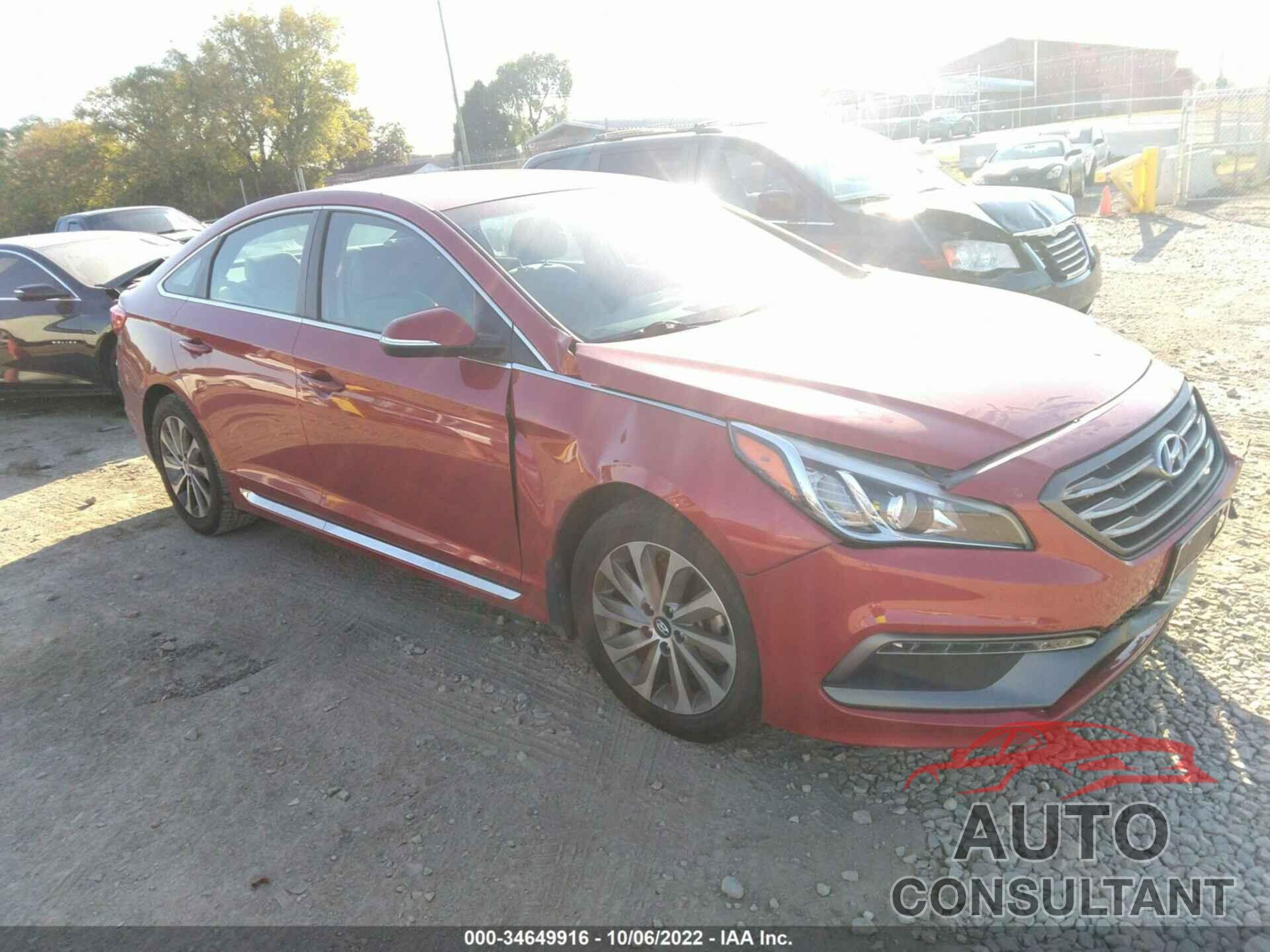 HYUNDAI SONATA 2017 - 5NPE34AF3HH451297