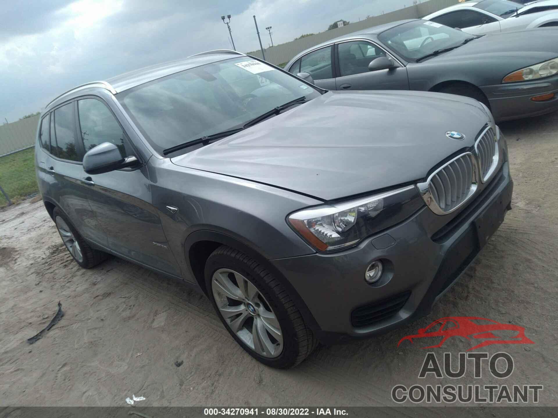 BMW X3 2016 - 5UXWX9C54G0D80067