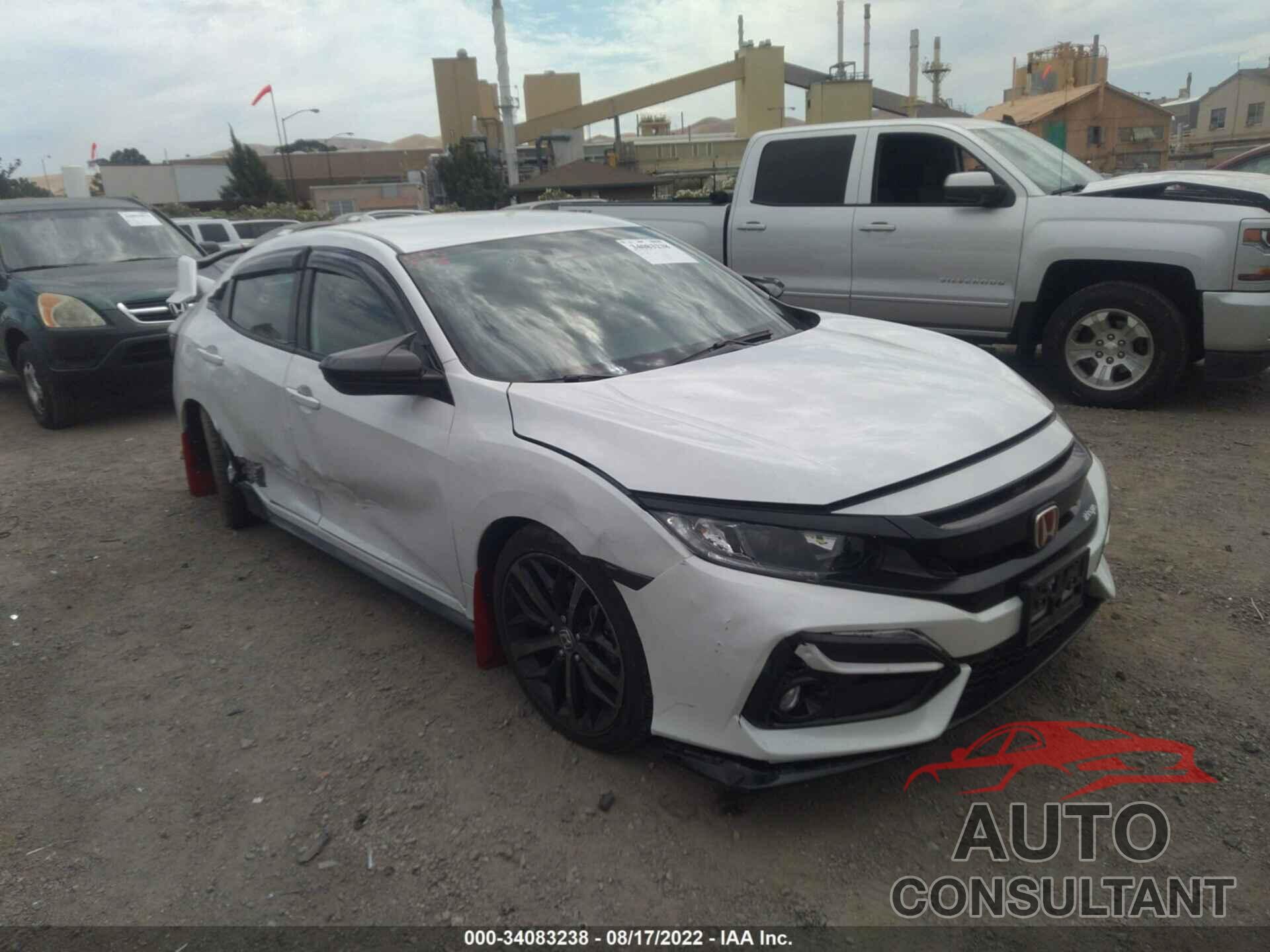 HONDA CIVIC HATCHBACK 2021 - SHHFK7H43MU414271