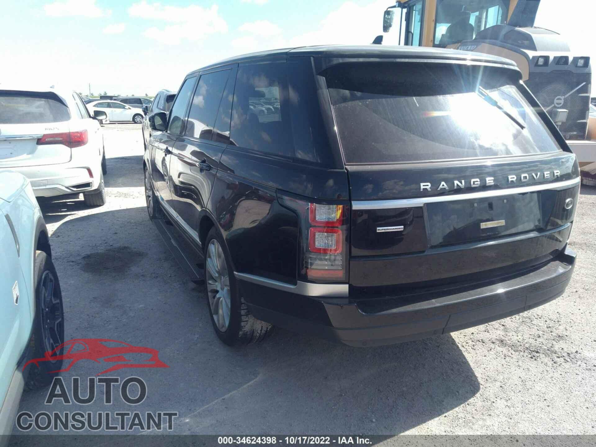 LAND ROVER RANGE ROVER 2016 - SALGS3EF3GA293798