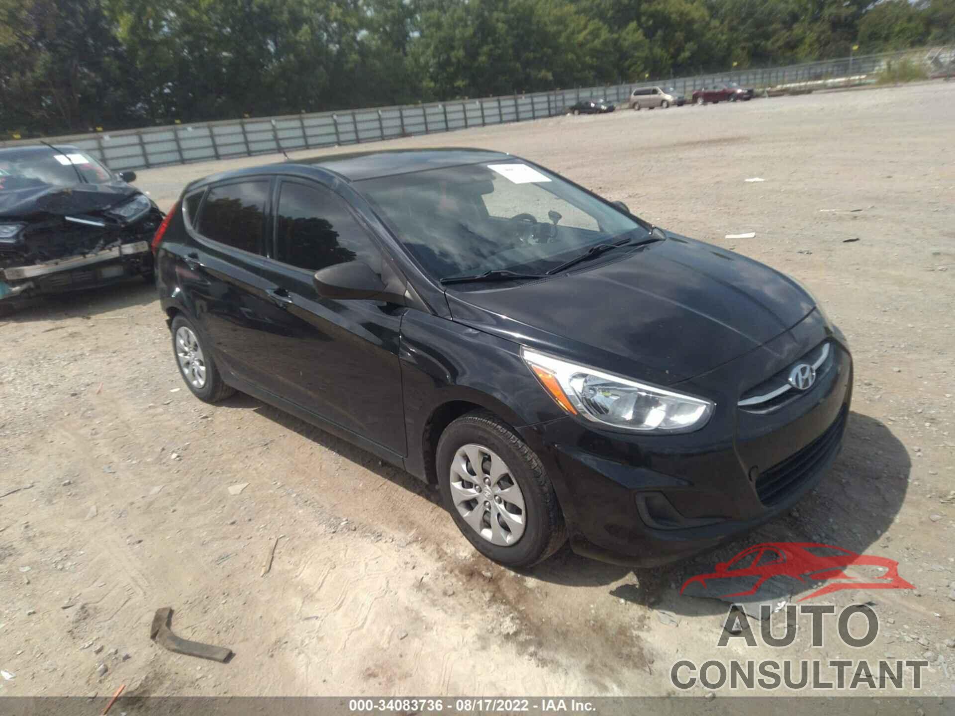 HYUNDAI ACCENT 2016 - KMHCT5AE6GU296510