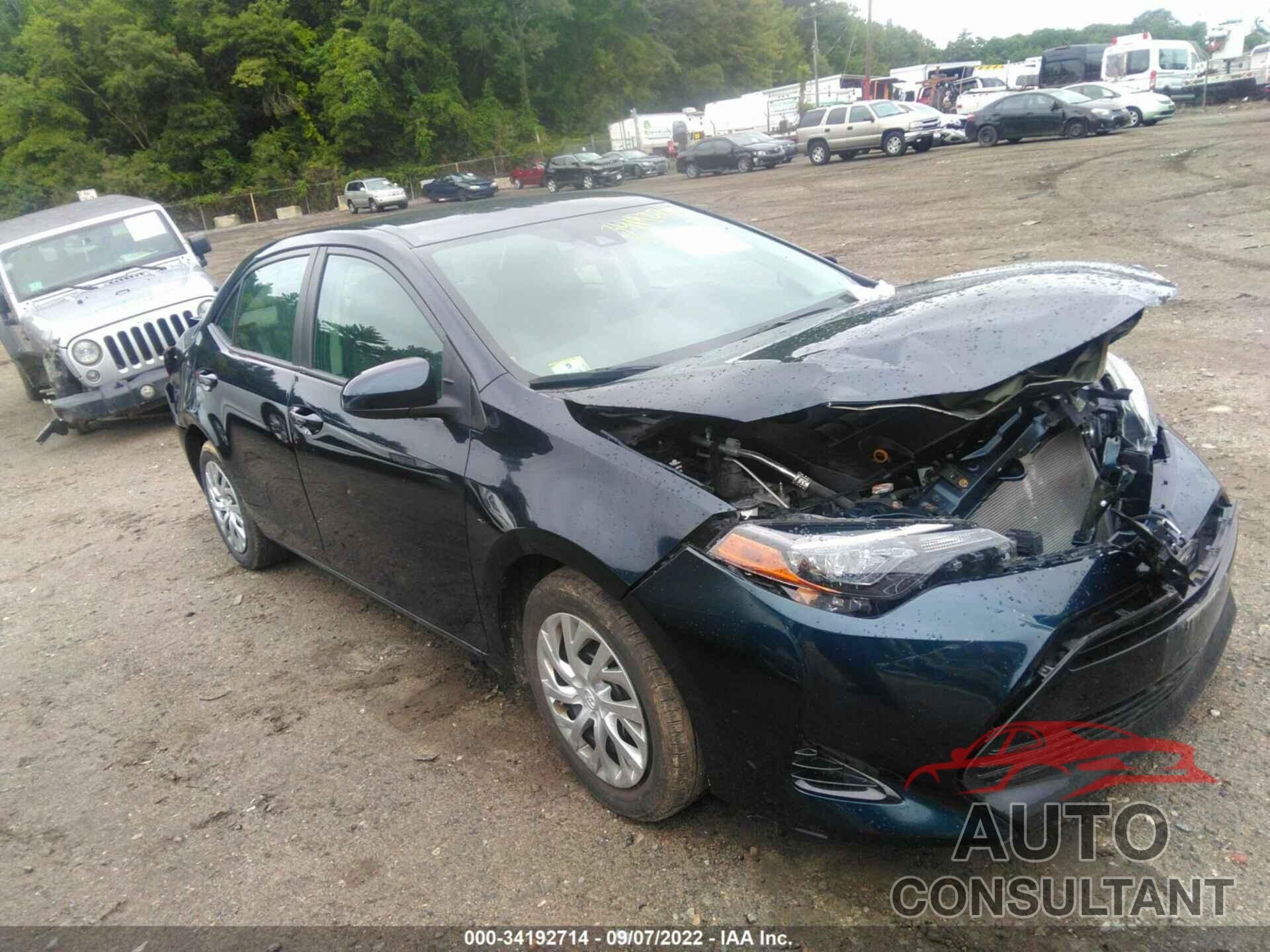 TOYOTA COROLLA 2019 - 2T1BURHE1KC126815