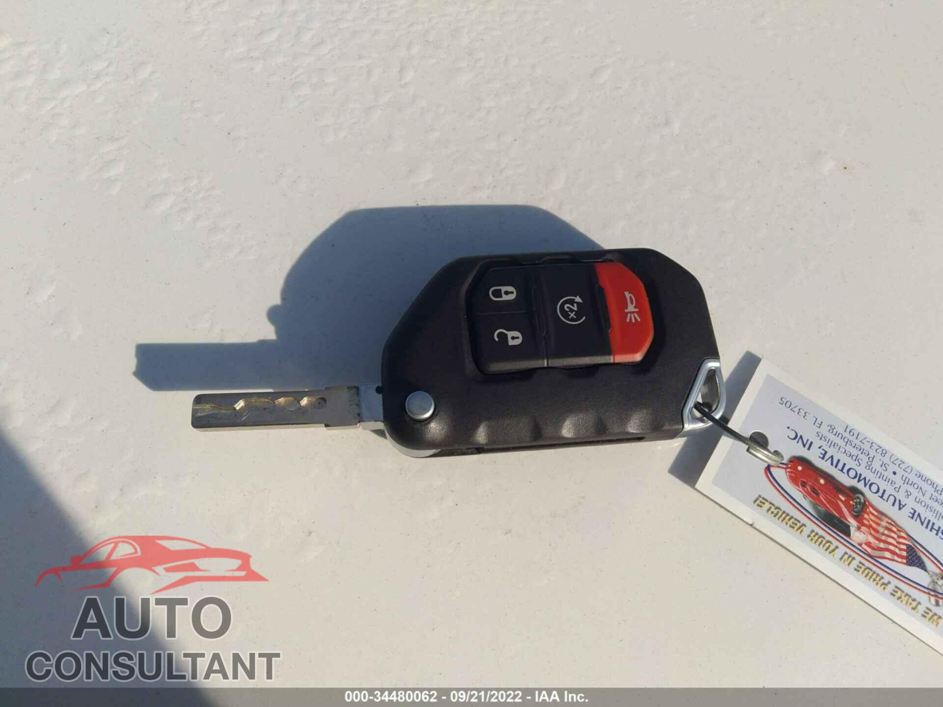 JEEP GLADIATOR 2021 - 1C6HJTAG2ML606747