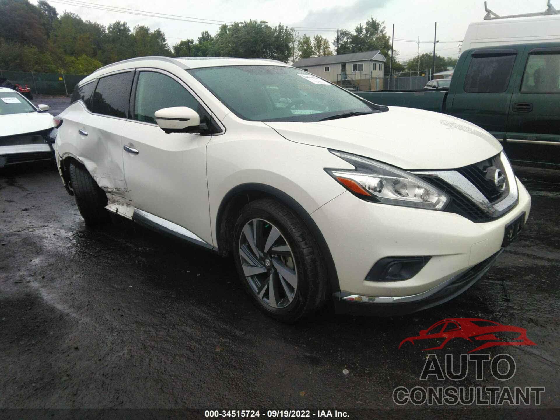 NISSAN MURANO 2017 - 5N1AZ2MH0HN130022