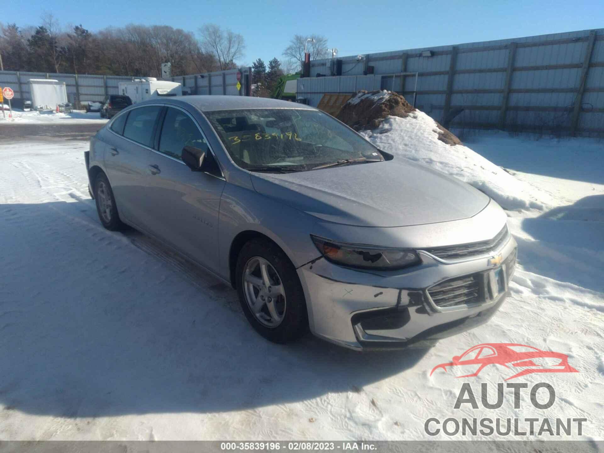 CHEVROLET MALIBU 2016 - 1G1ZB5ST6GF195351