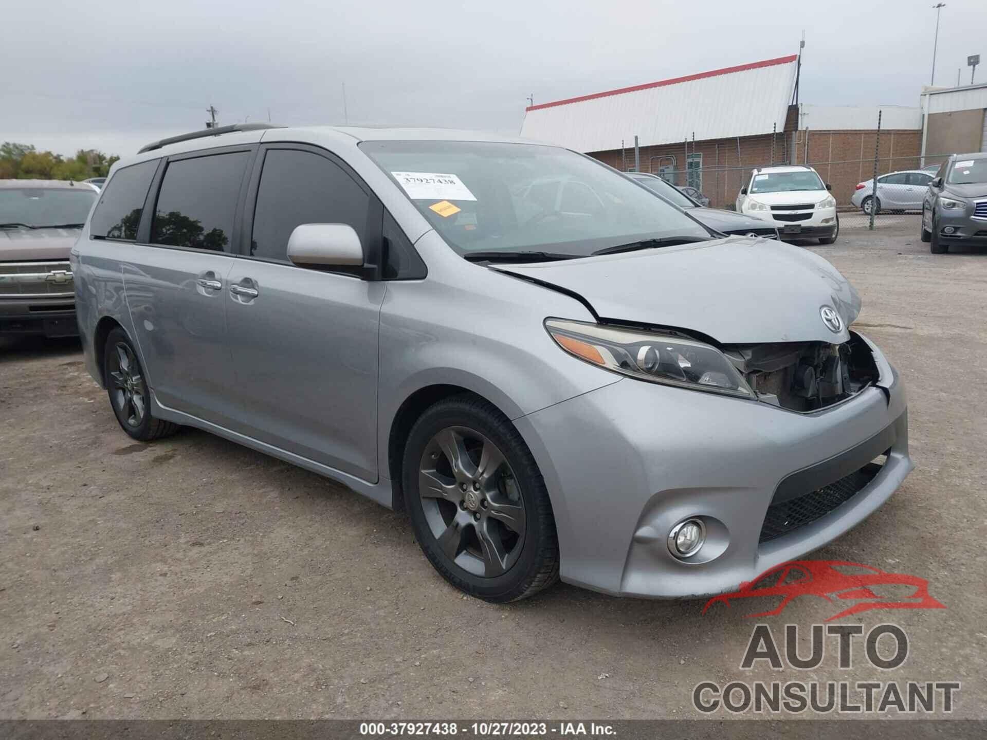 TOYOTA SIENNA 2016 - 5TDXK3DC7GS727254