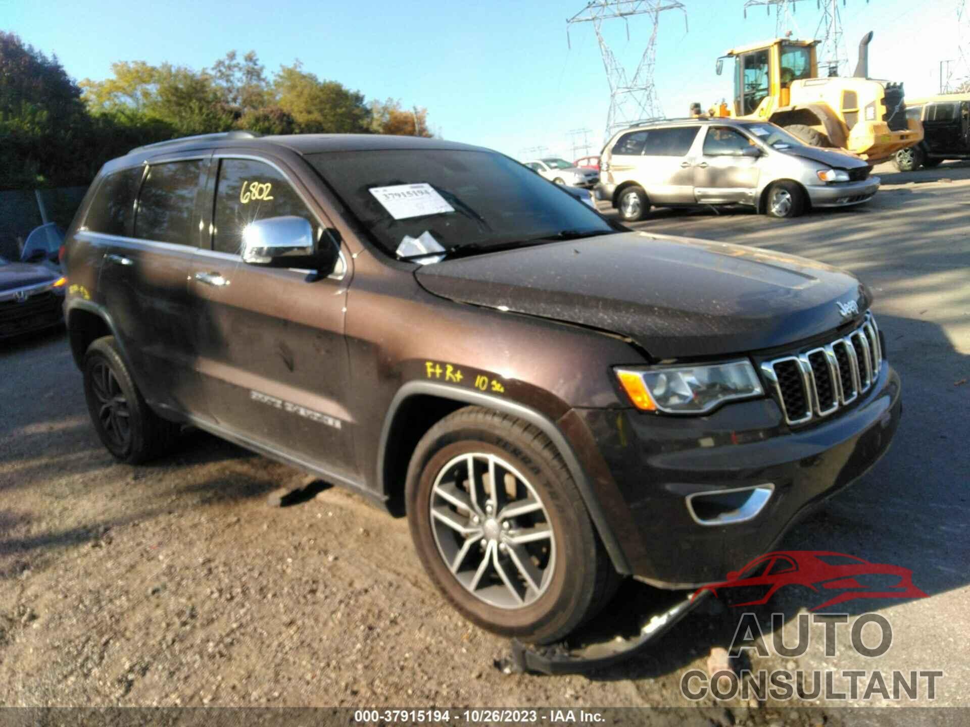 JEEP GRAND CHEROKEE 2017 - 1C4RJFBGXHC761162
