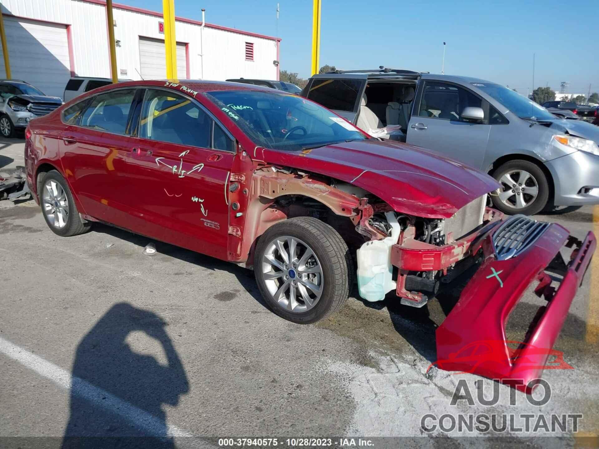 FORD FUSION 2017 - 3FA6P0PU9HR276189