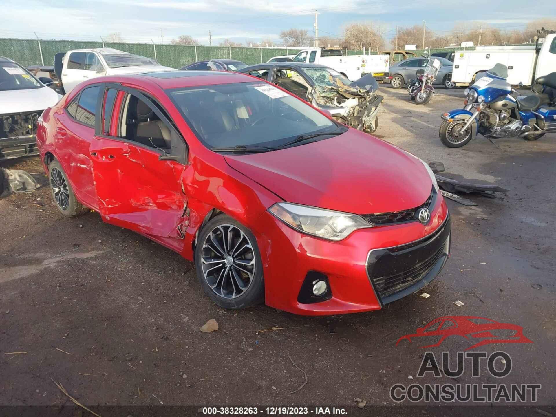 TOYOTA COROLLA 2016 - 2T1BURHE0GC486147