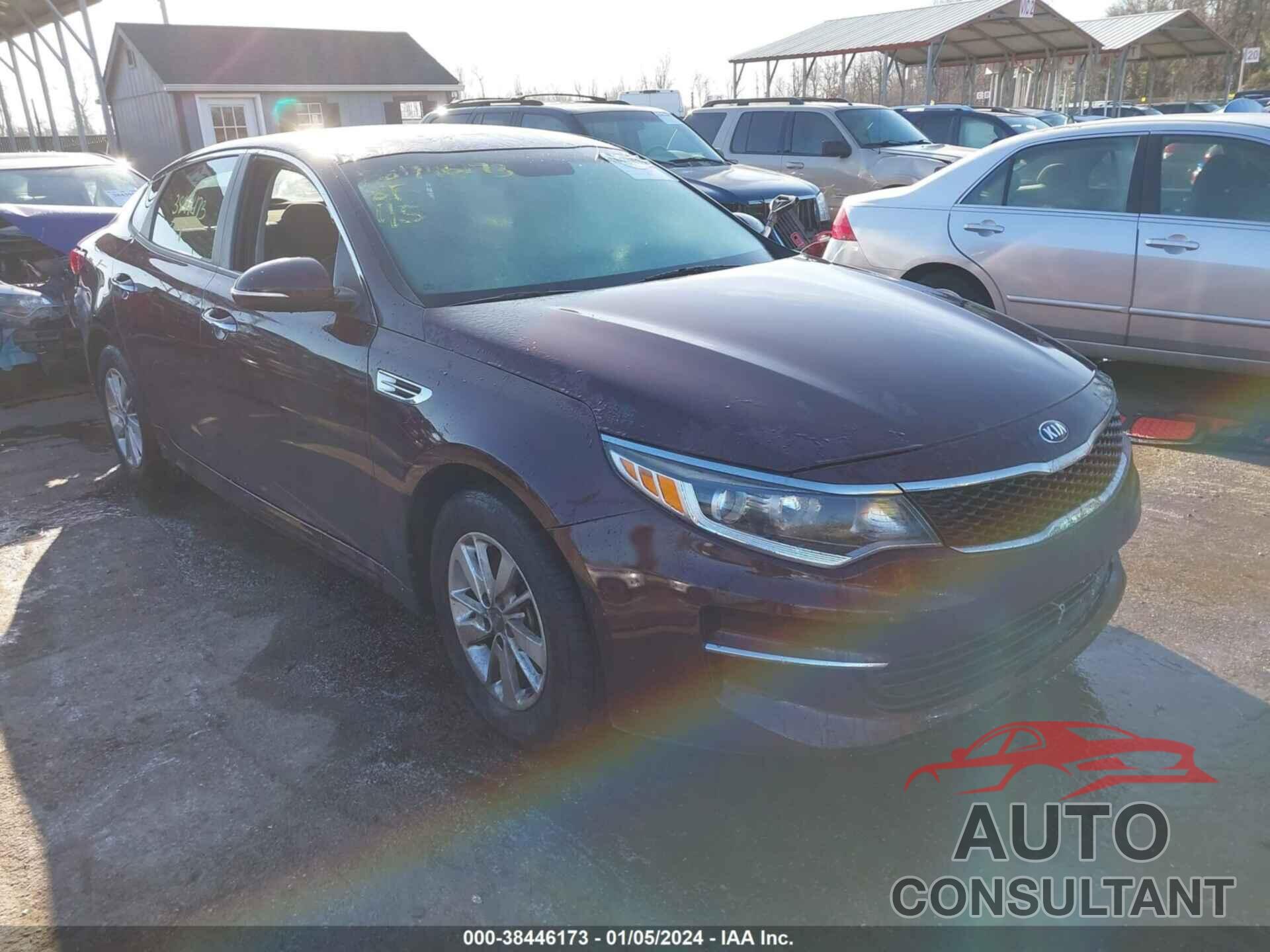 KIA OPTIMA 2018 - 5XXGT4L3XJG220653