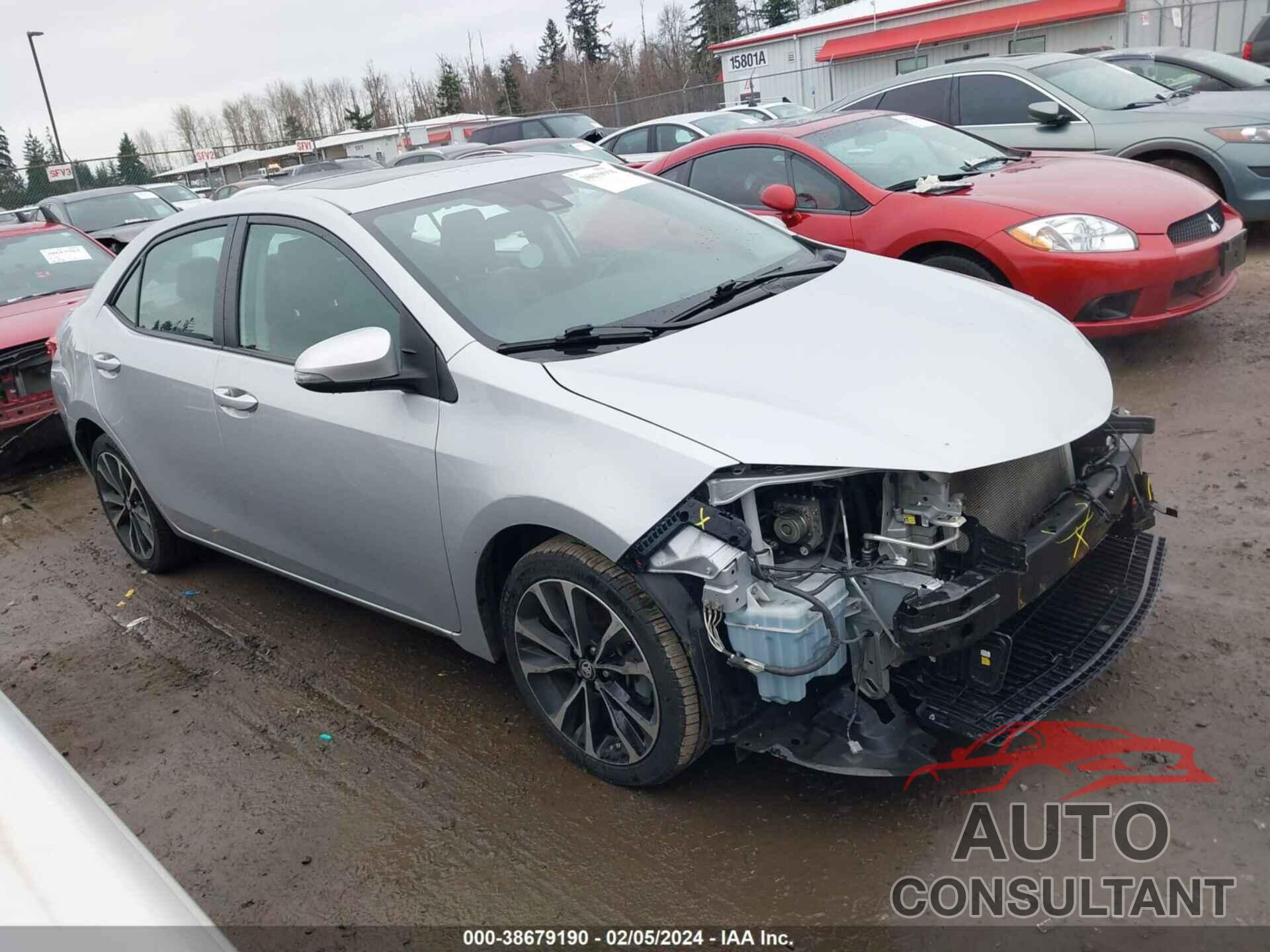 TOYOTA COROLLA 2017 - 2T1BURHE4HC863466