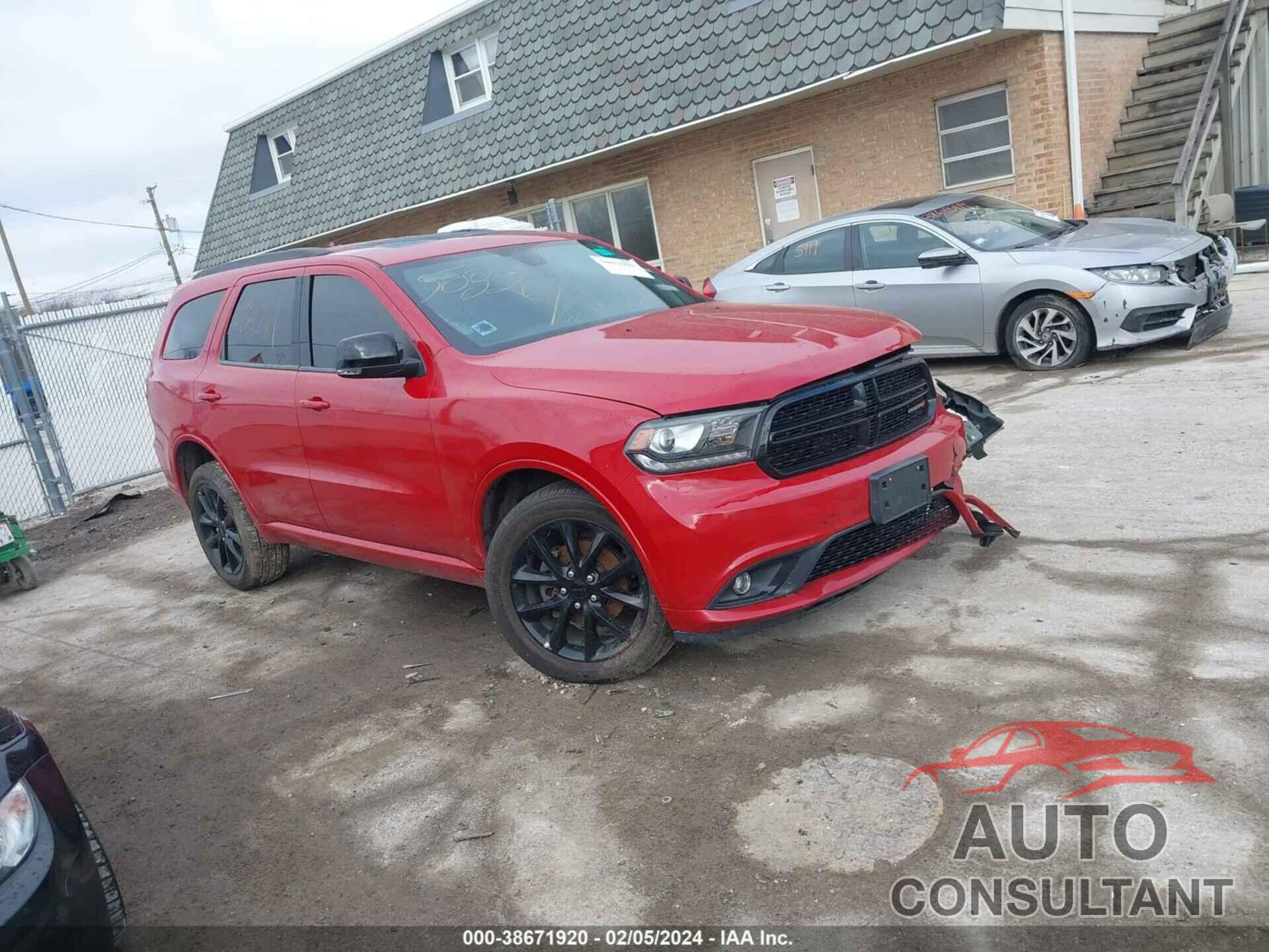 DODGE DURANGO 2018 - 1C4RDJDG5JC116836