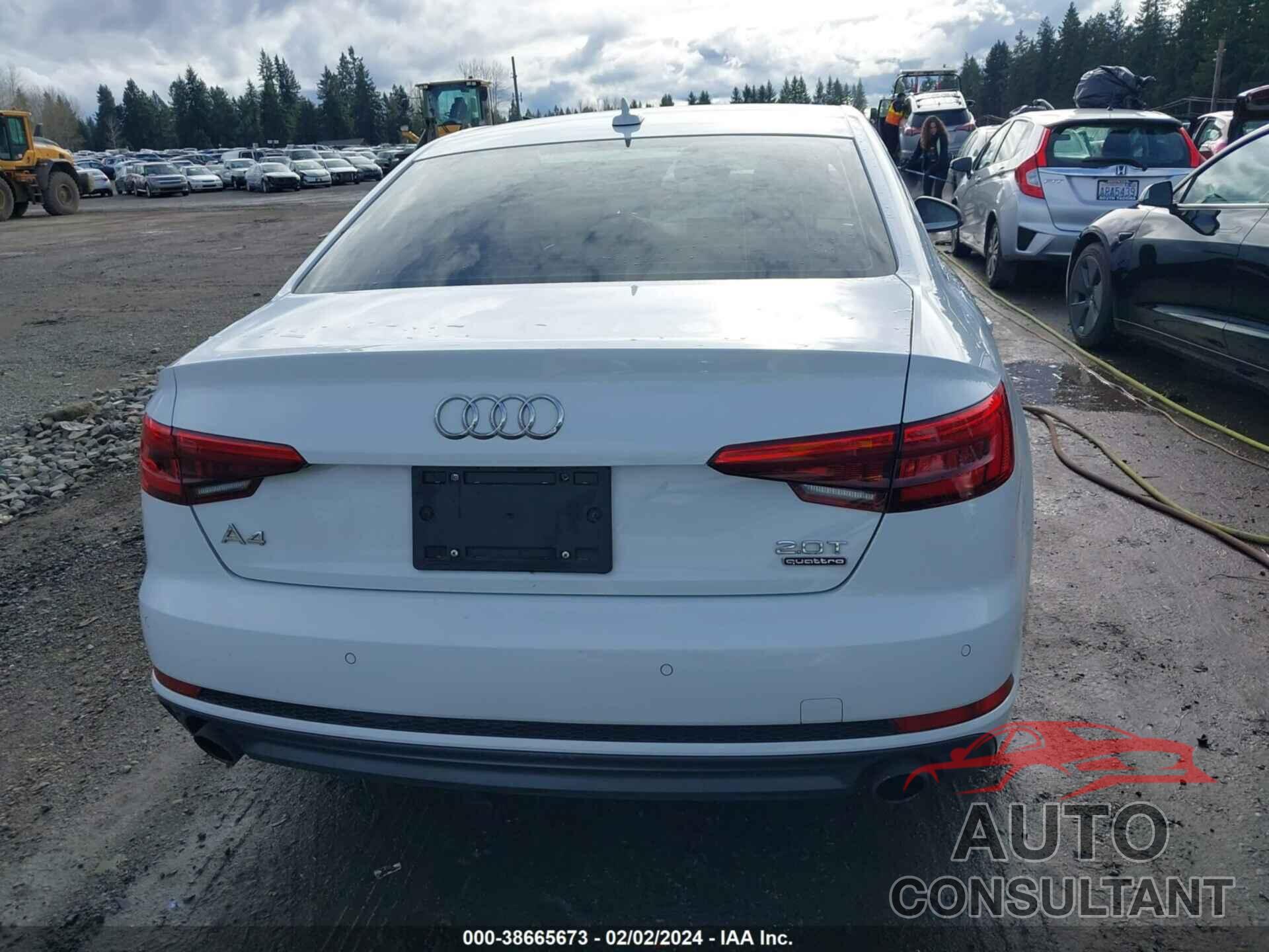 AUDI A4 2017 - WAUENAF4XHN014703