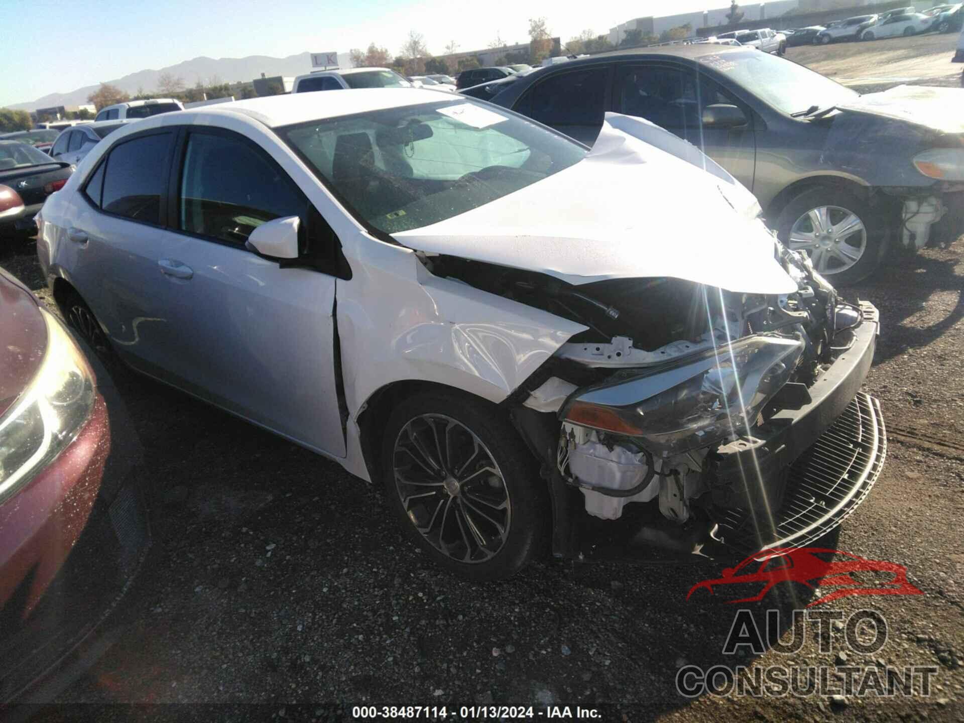 TOYOTA COROLLA 2016 - 5YFBURHEXGP442138