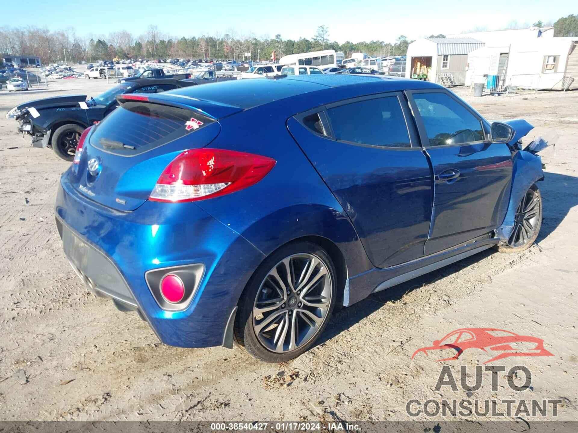 HYUNDAI VELOSTER 2016 - KMHTC6AE2GU295263