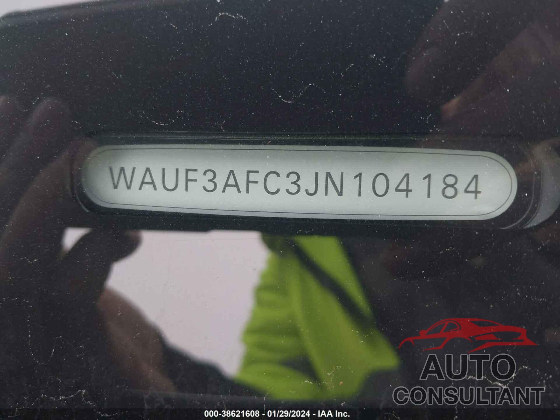 AUDI A6 2018 - WAUF3AFC3JN104184