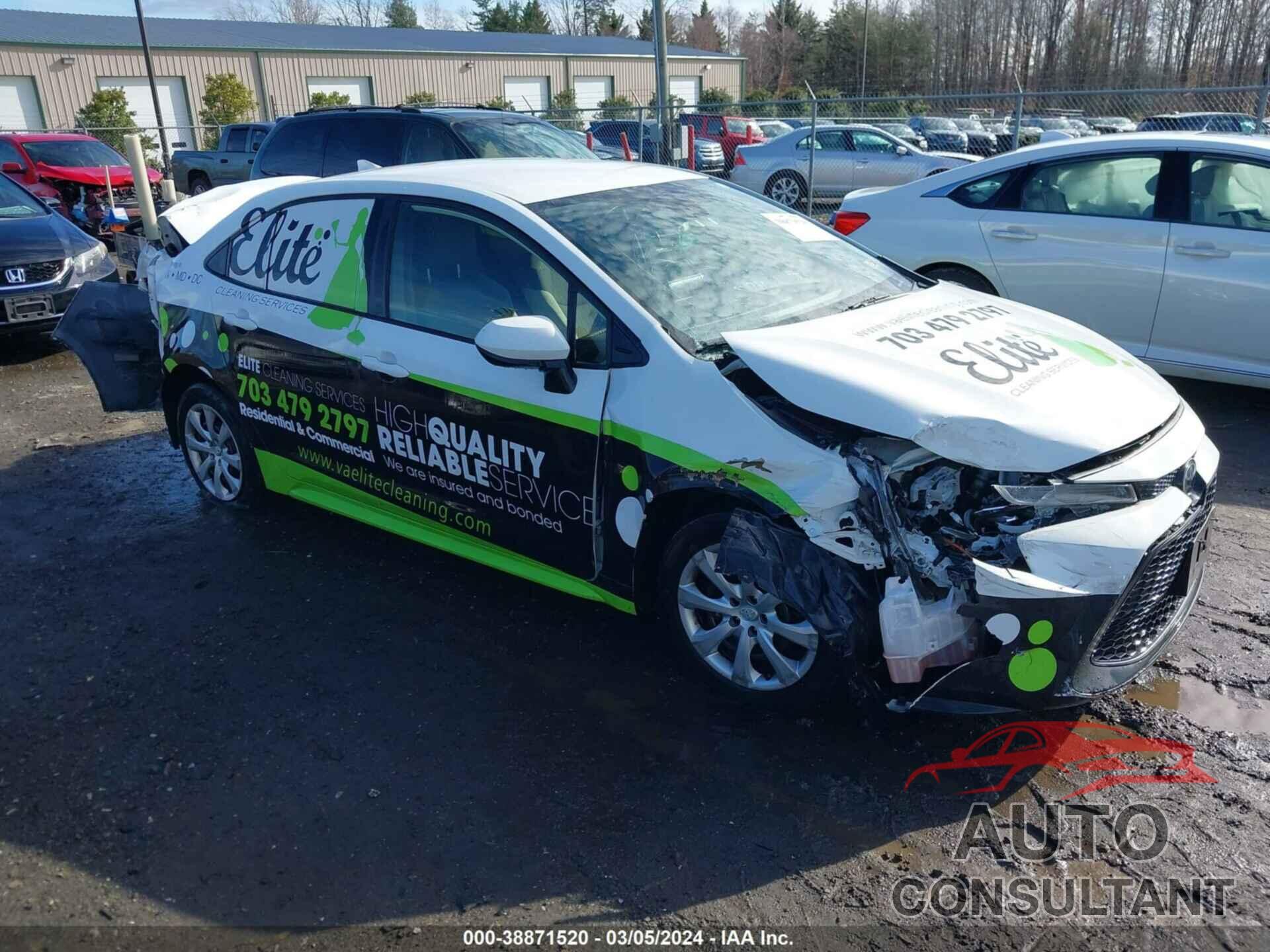 TOYOTA COROLLA 2020 - JTDEPRAE7LJ008370