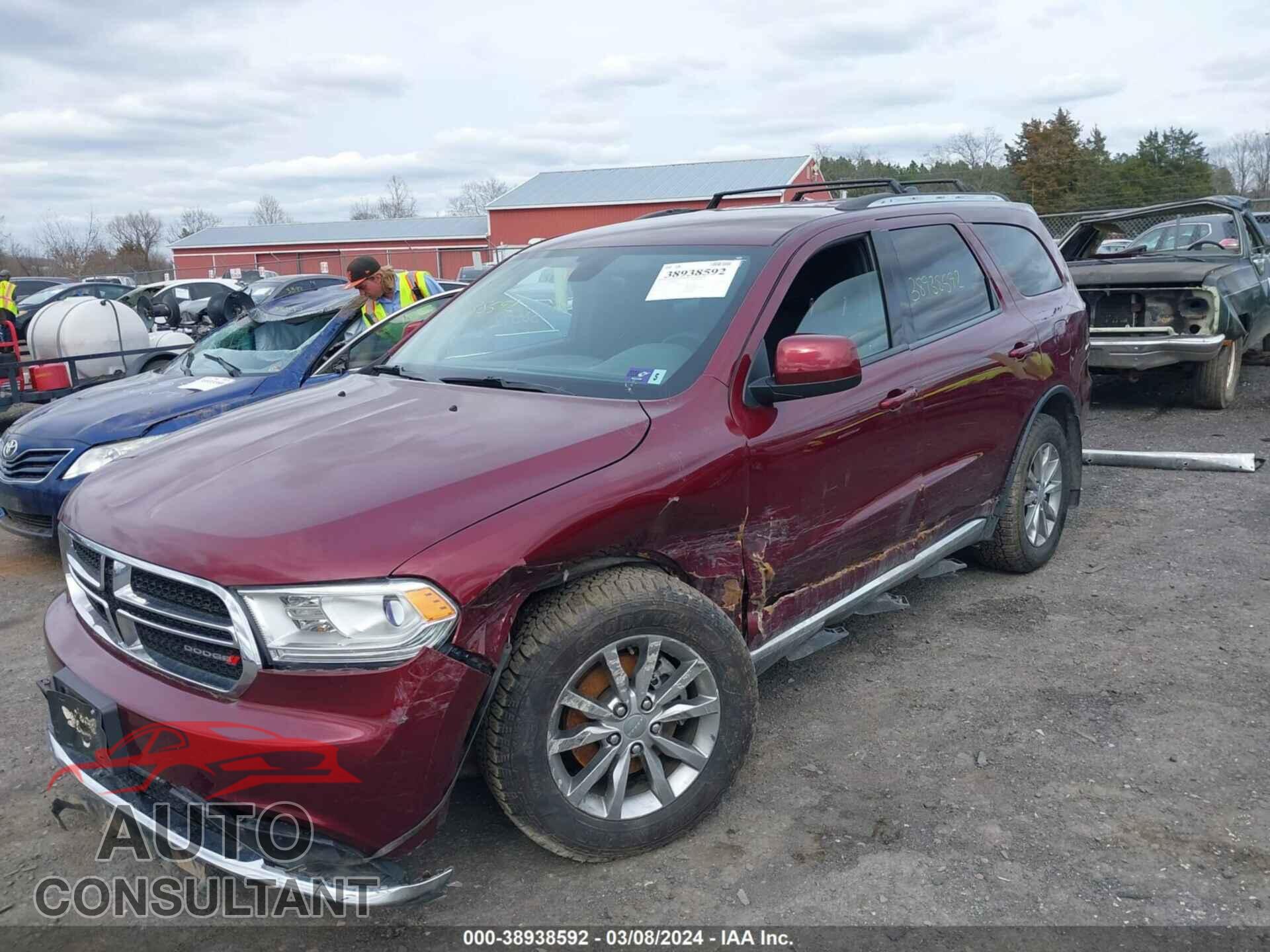 DODGE DURANGO 2017 - 1C4RDJAG2HC601451