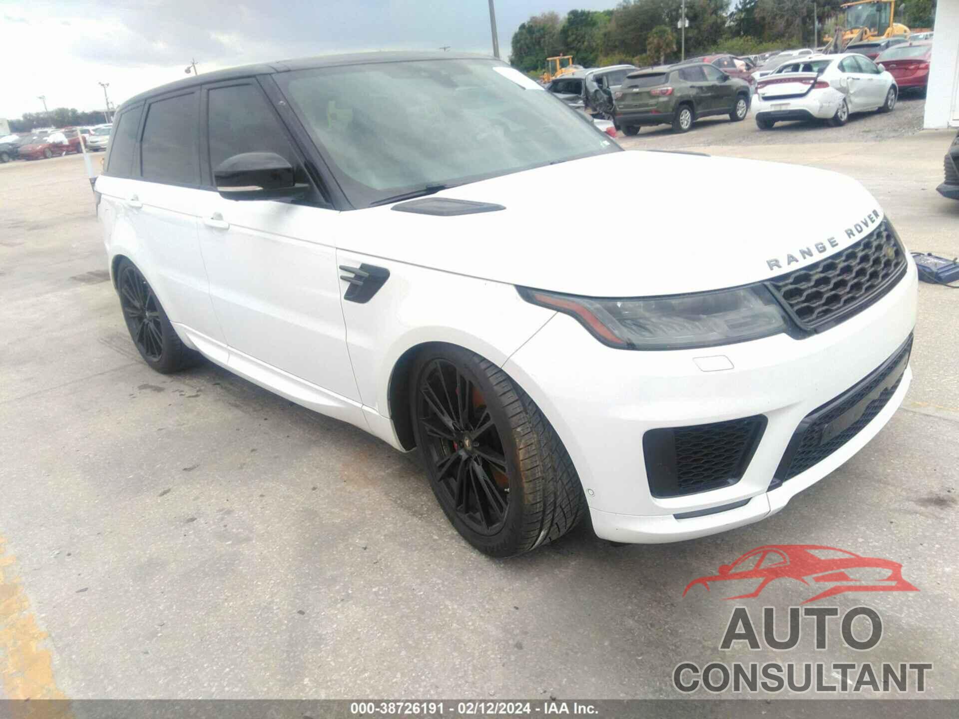 LAND ROVER RANGE ROVER SPORT 2018 - SALWR2RE0JA184080