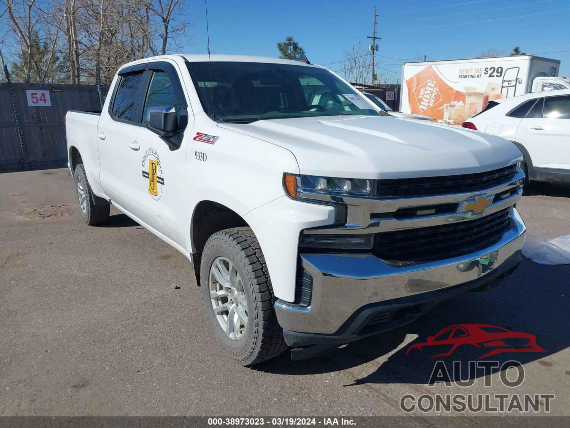 CHEVROLET SILVERADO 1500 2019 - 1GCUYDED5KZ172987