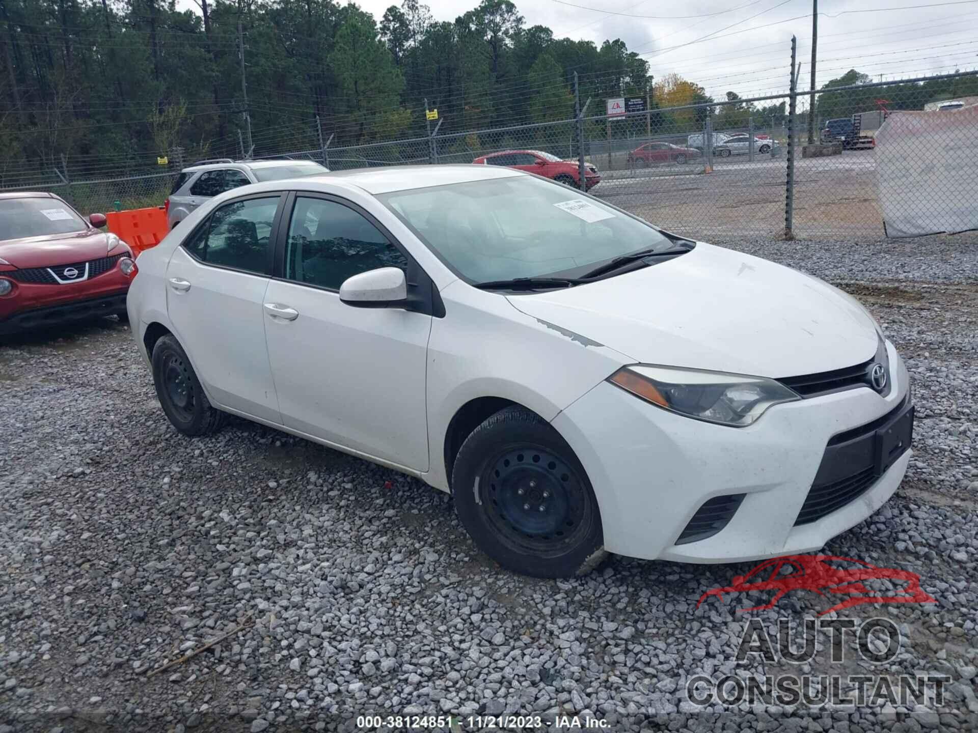 TOYOTA COROLLA 2016 - 5YFBURHE6GP535416