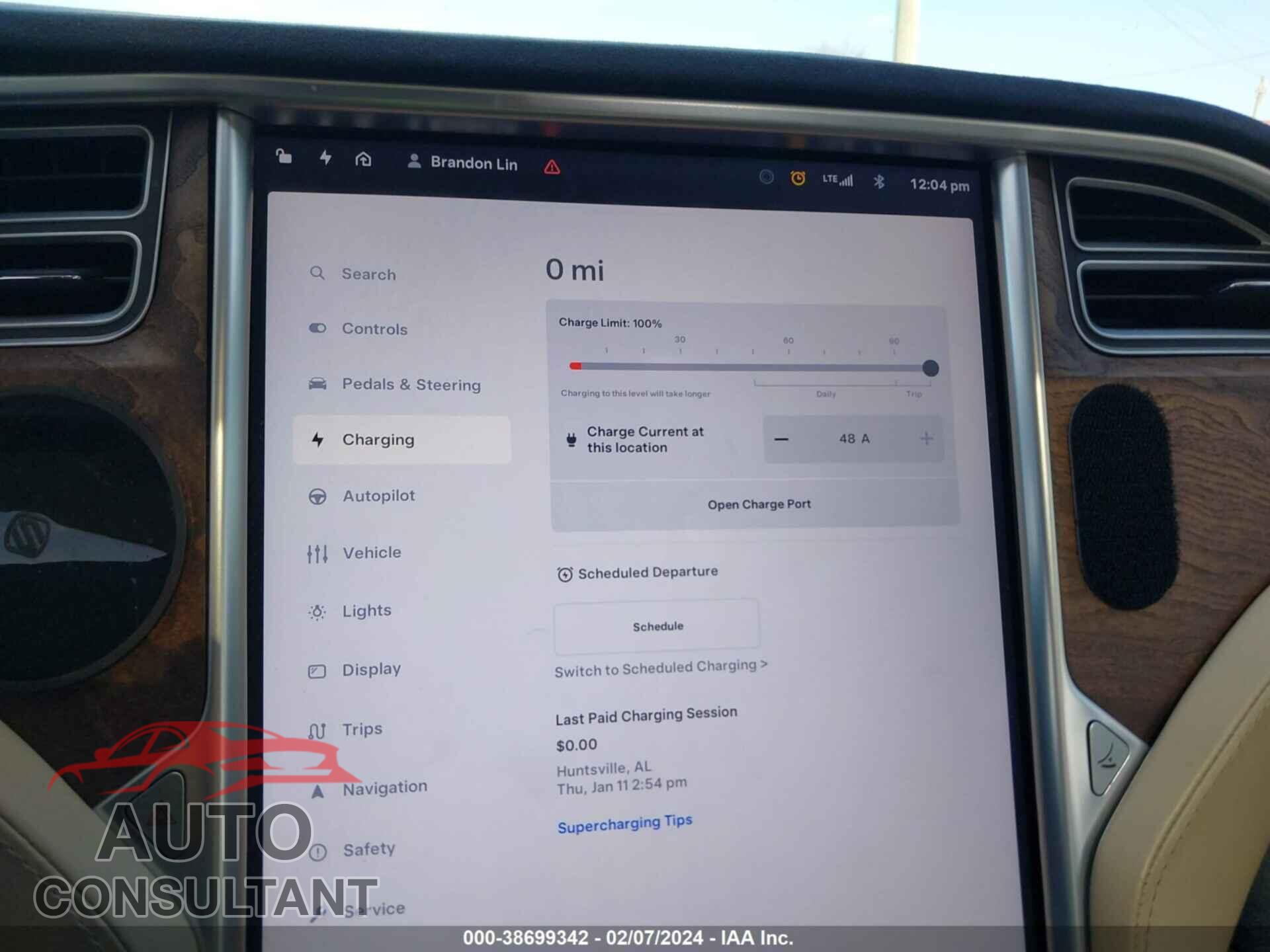 TESLA MODEL S 2016 - 5YJSA1E29GF167961