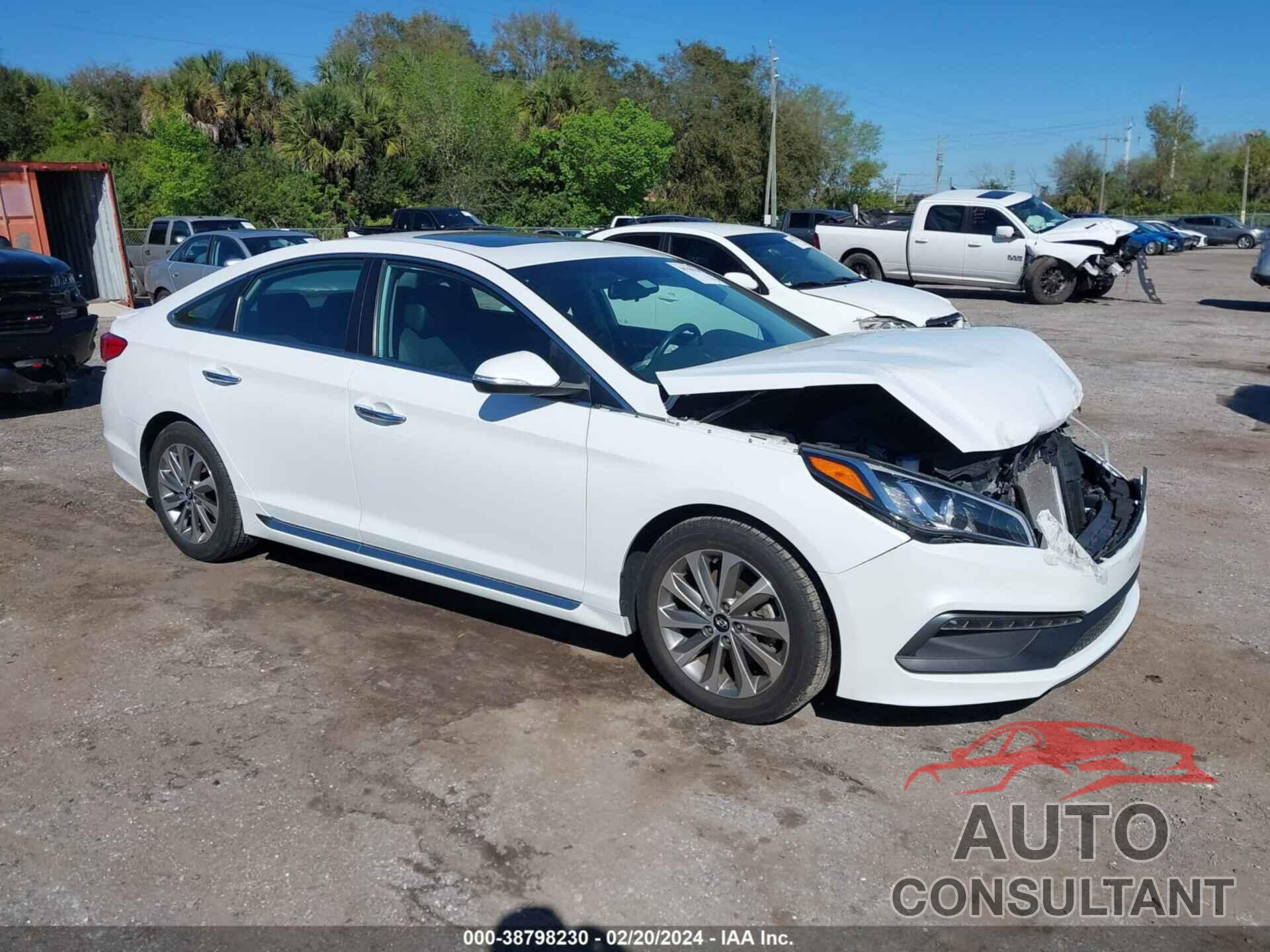 HYUNDAI SONATA 2017 - 5NPE34AF1HH483021