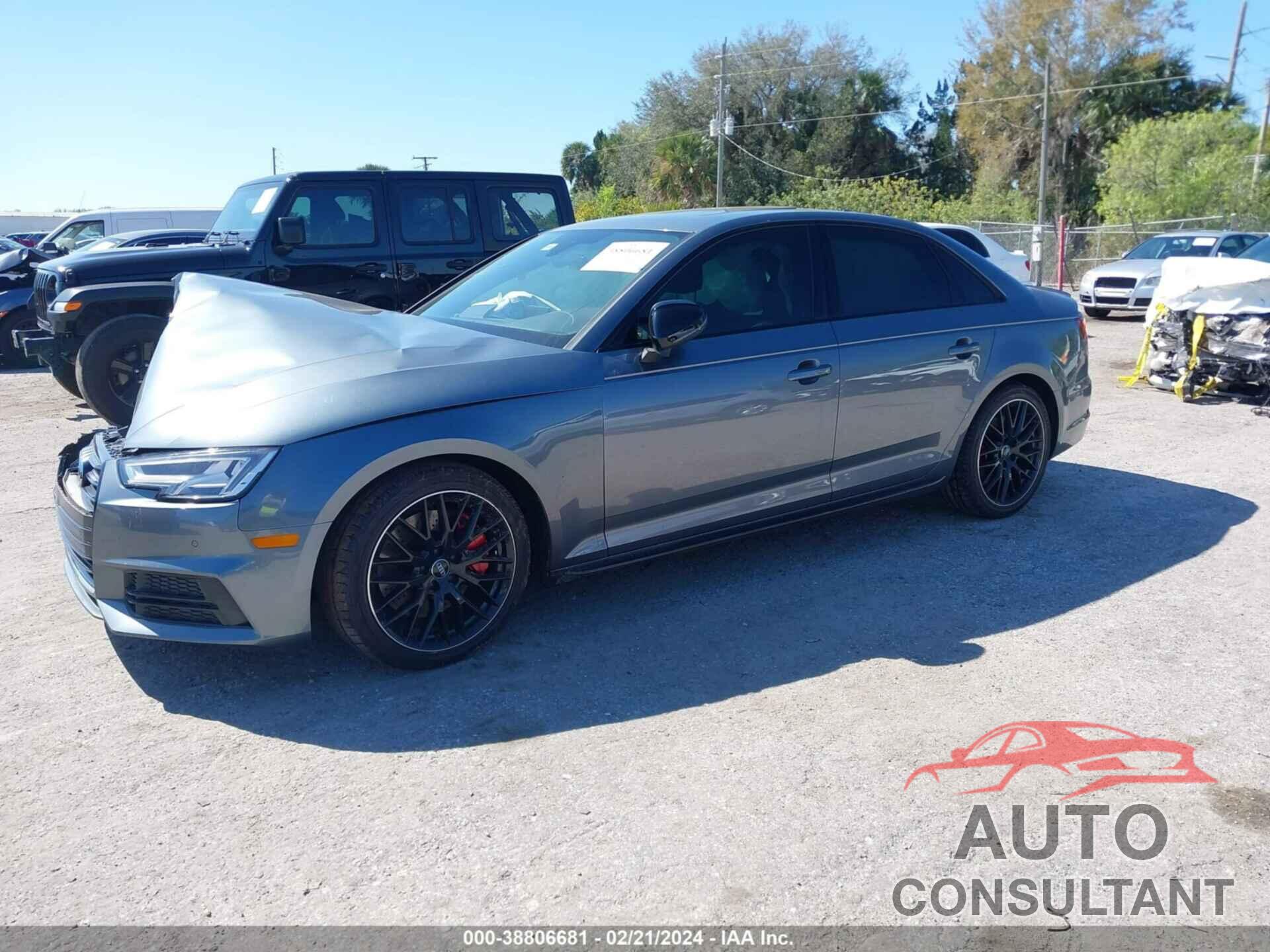 AUDI A4 2018 - WAUENAF47JA068649