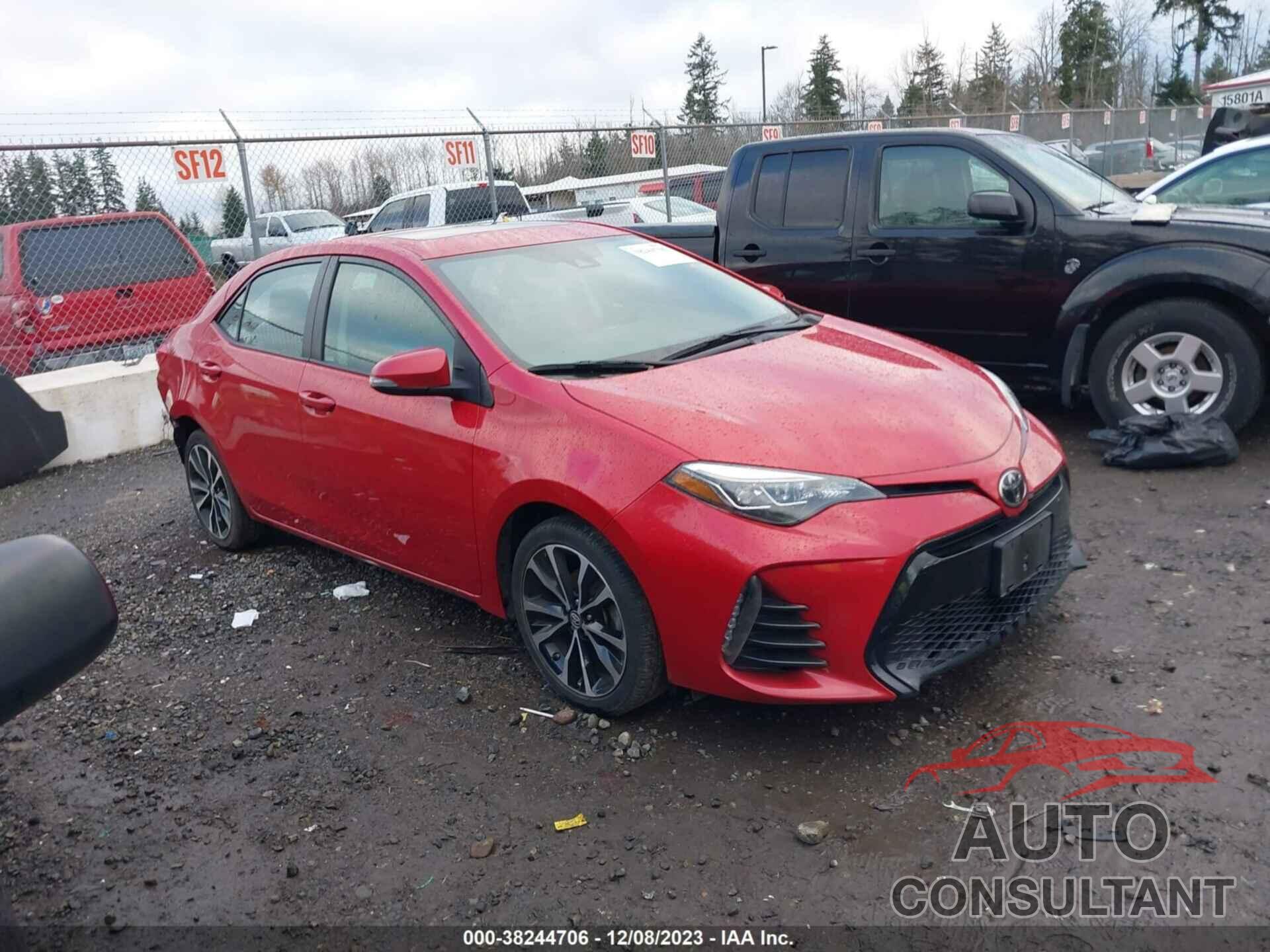 TOYOTA COROLLA 2019 - 2T1BURHEXKC247021