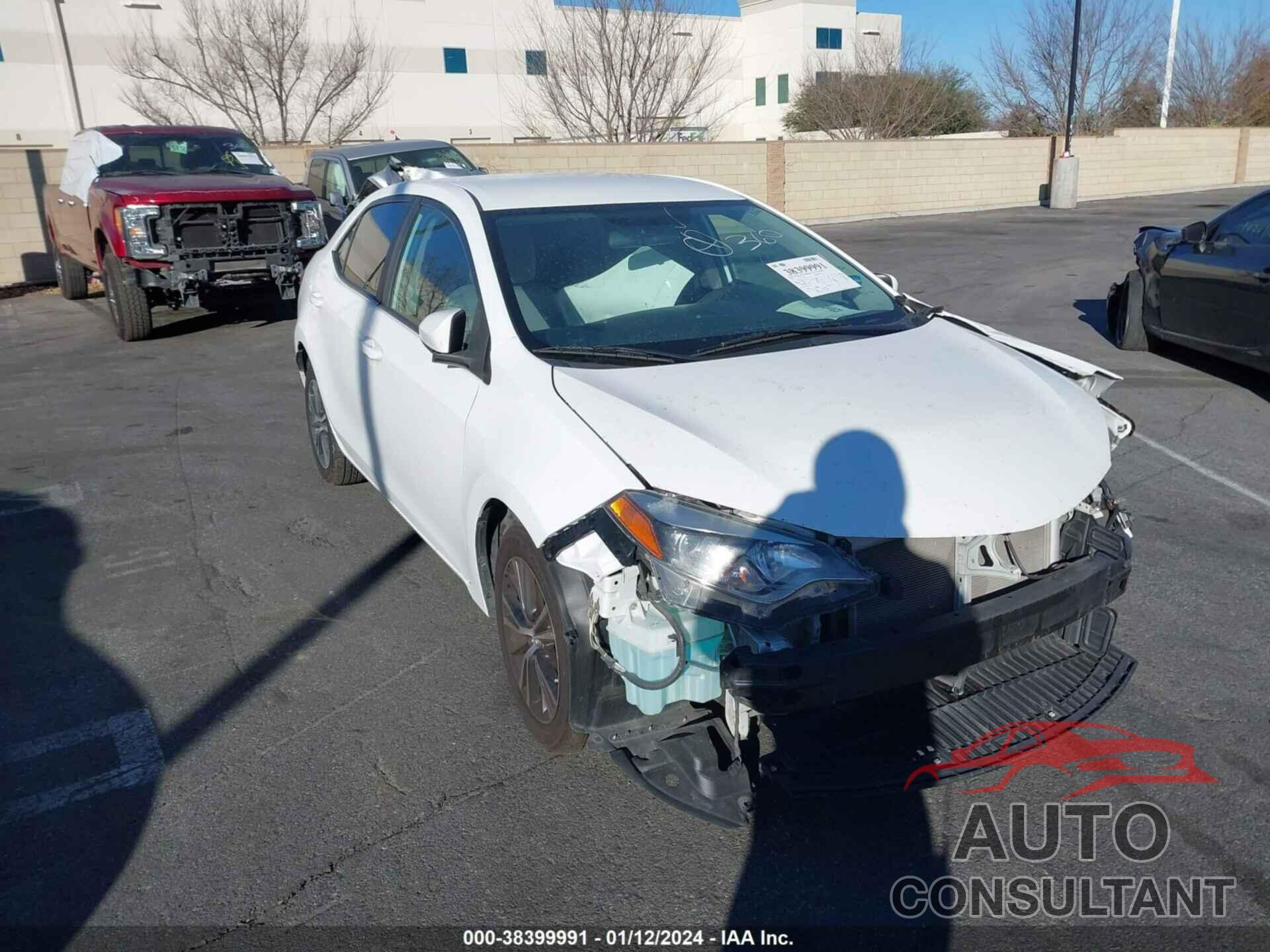 TOYOTA COROLLA 2016 - 5YFBURHE0GP518790