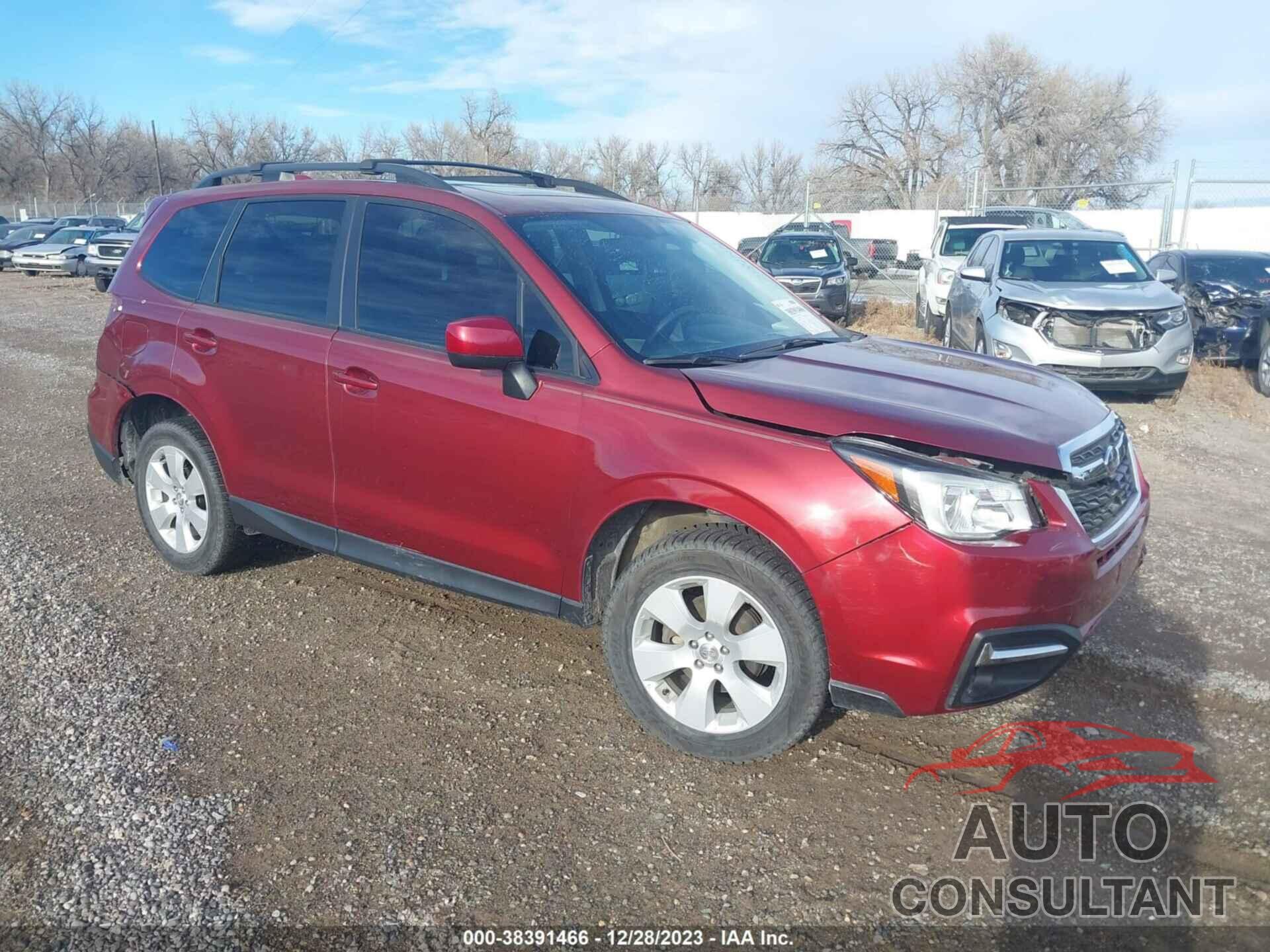 SUBARU FORESTER 2017 - JF2SJAEC5HH568354