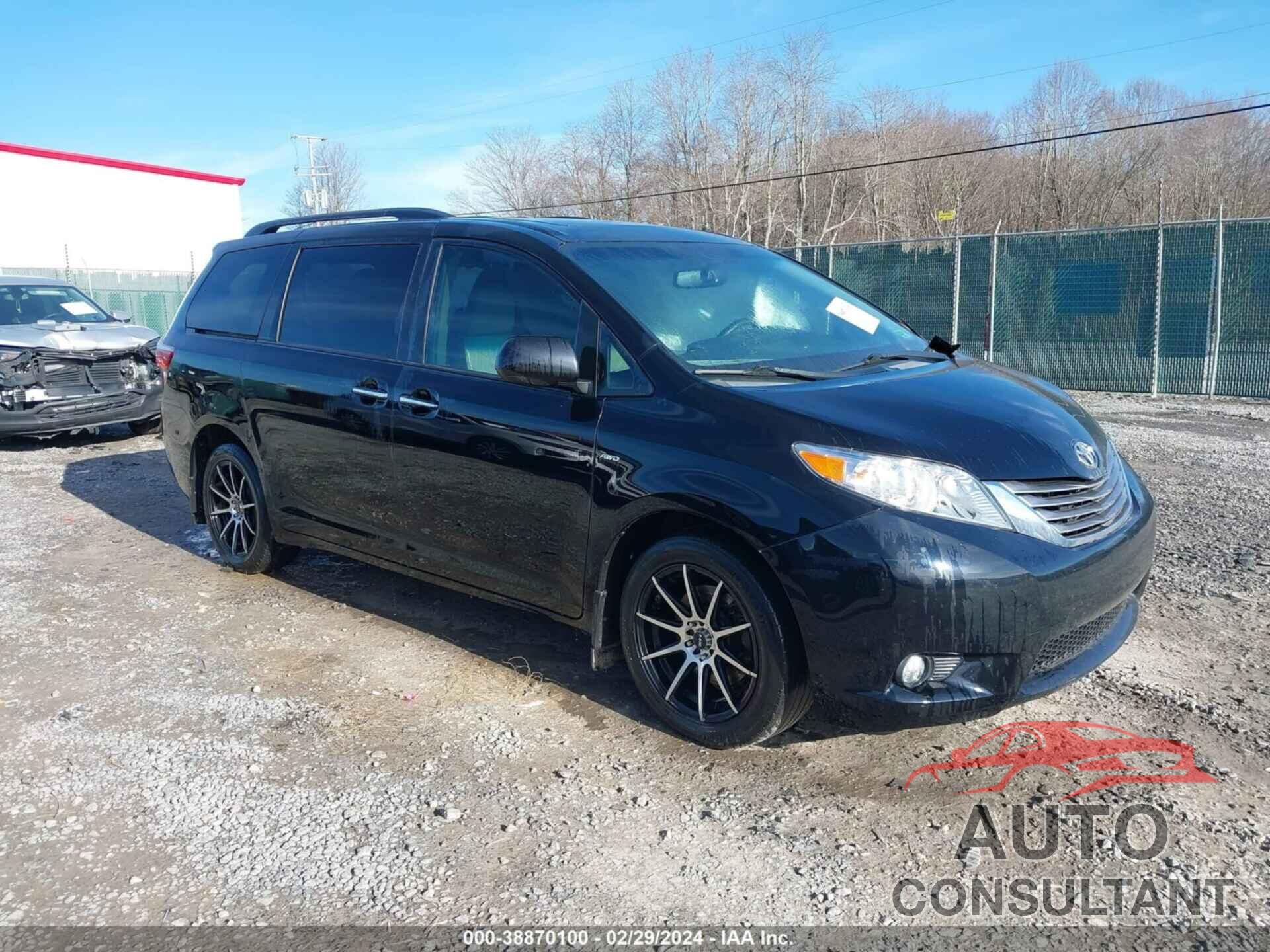 TOYOTA SIENNA 2017 - 5TDDZ3DC8HS177854