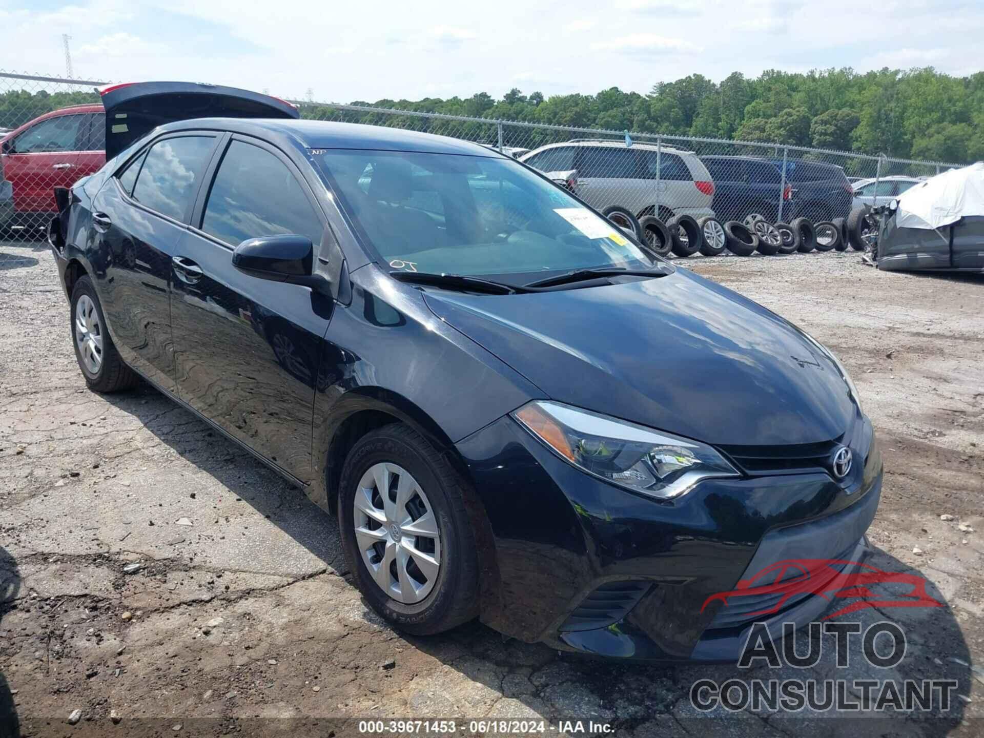 TOYOTA COROLLA 2016 - 2T1BURHE3GC542470