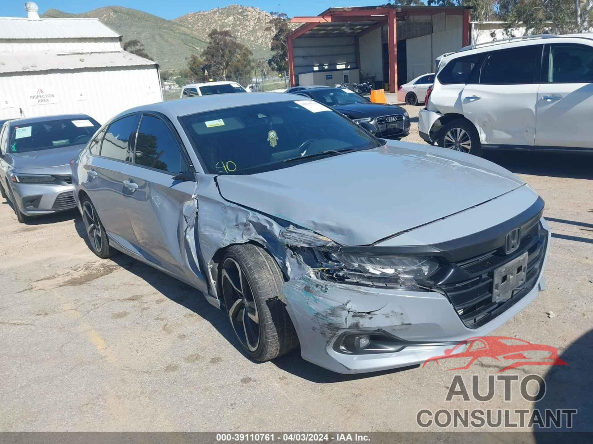 HONDA ACCORD 2021 - 1HGCV1F38MA000349