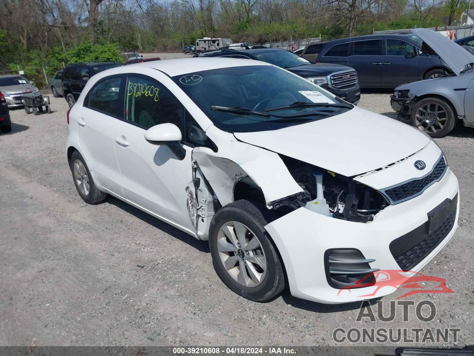 KIA RIO 2016 - KNADN5A30G6675098