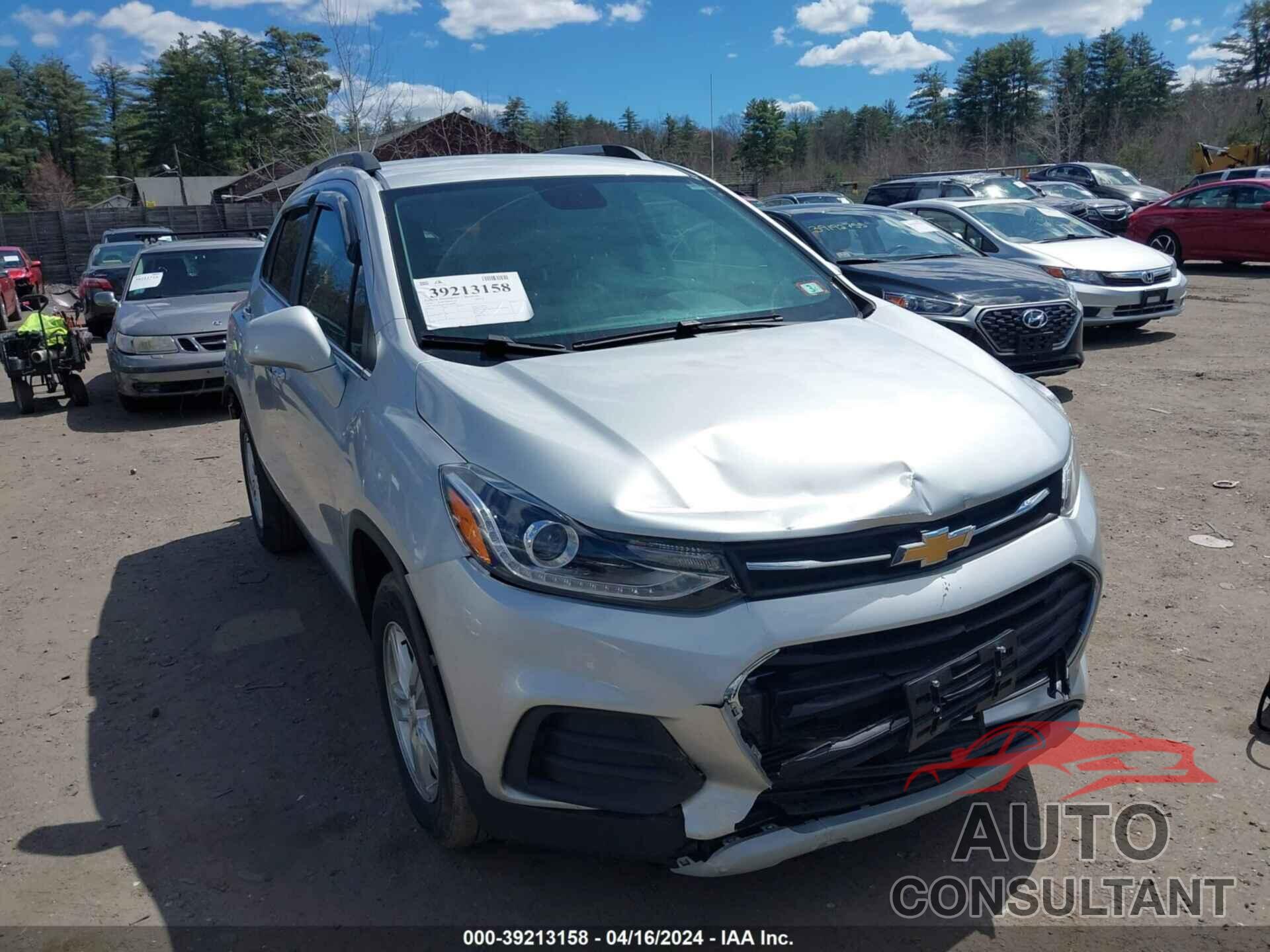 CHEVROLET TRAX 2019 - KL7CJPSB1KB908804