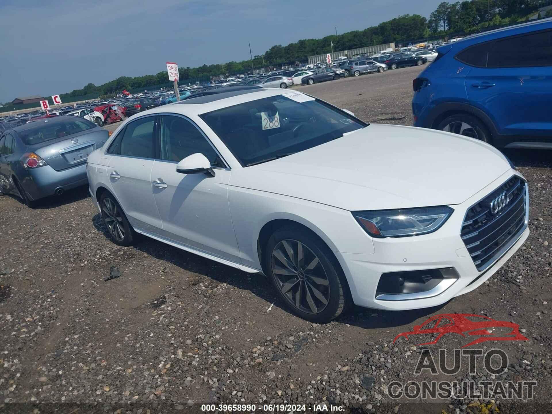 AUDI A4 2022 - WAUABAF4XNN002781