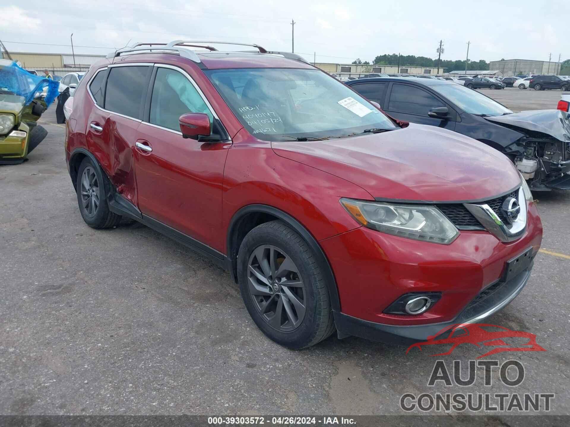 NISSAN ROGUE 2016 - 5N1AT2MT2GC914671